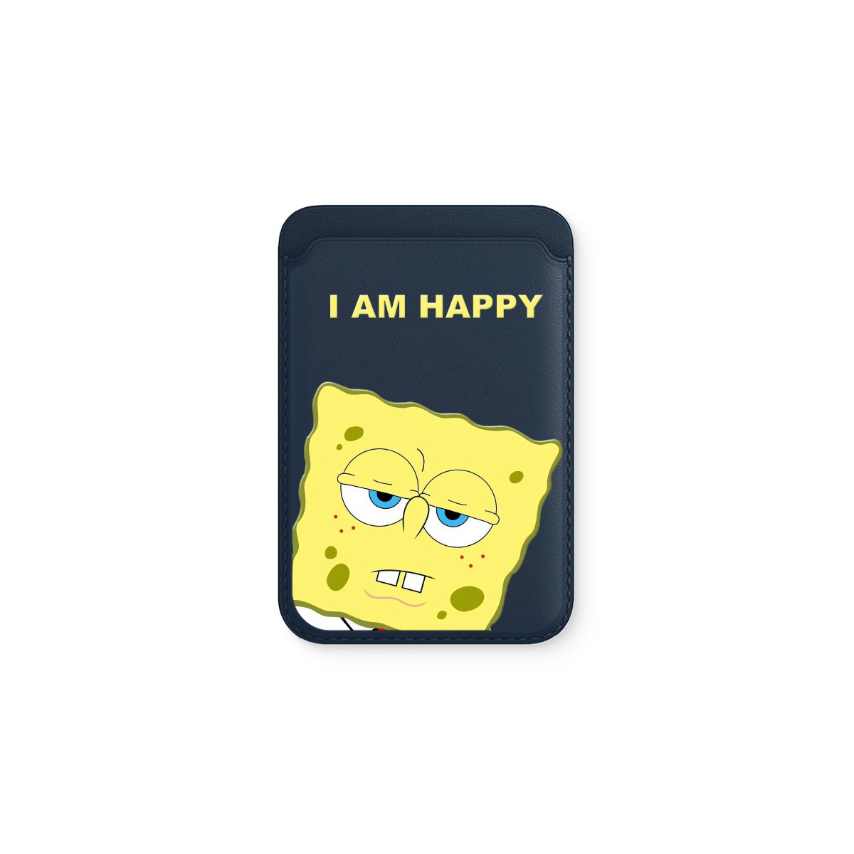 Happy Sponge Deri - Magsafe Kartlık