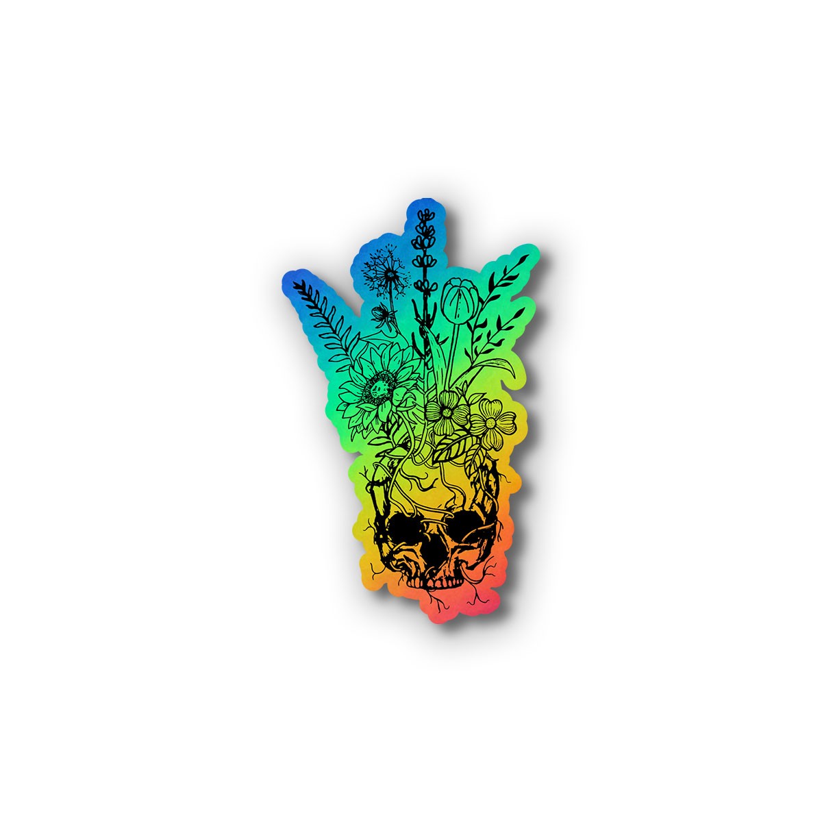 Holo Skeleton Flower