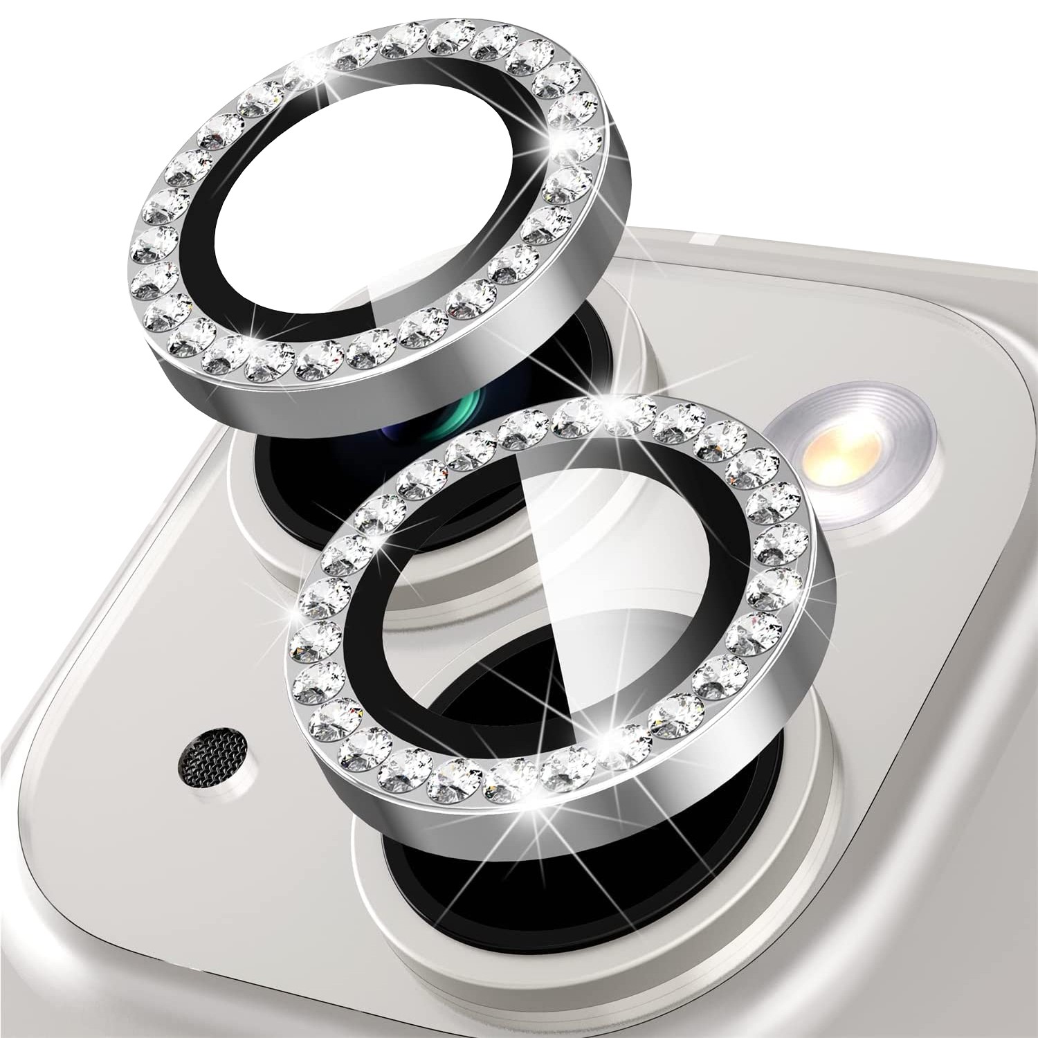 iPhone 14 - 14 Plus Diamond Kamera Lens Koruyucu
