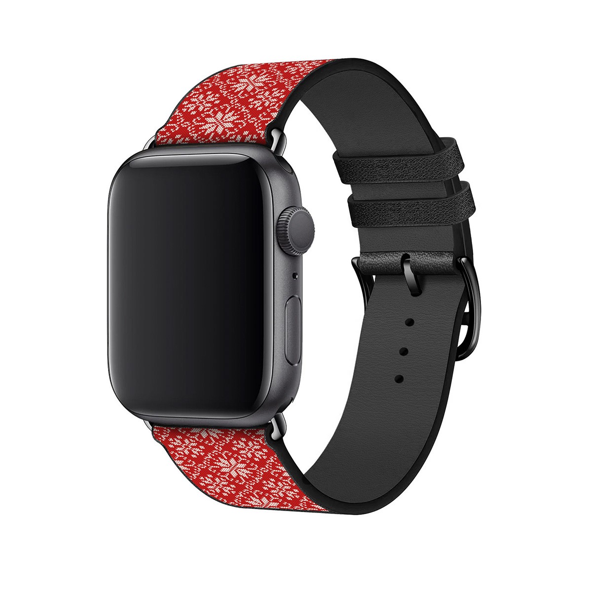 Snowflake Red - Deri Kordon
