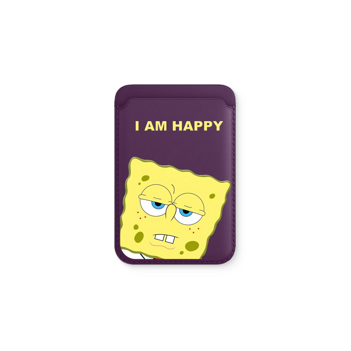 Happy Sponge Deri - Magsafe Kartlık