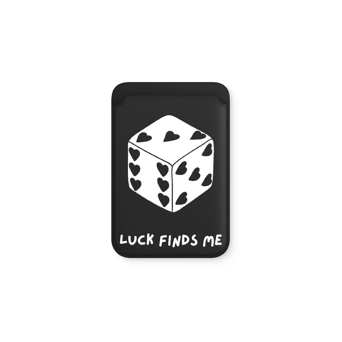 Luck Finds M Deri - Magsafe Kartlık
