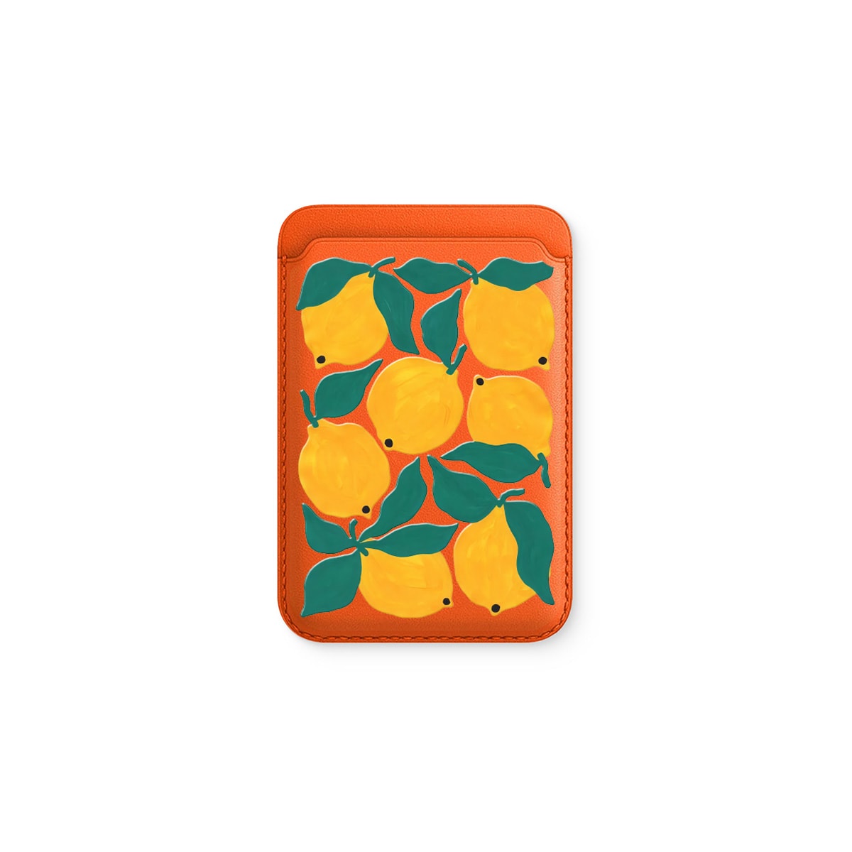 Lemon Garden Deri - Magsafe Kartlık
