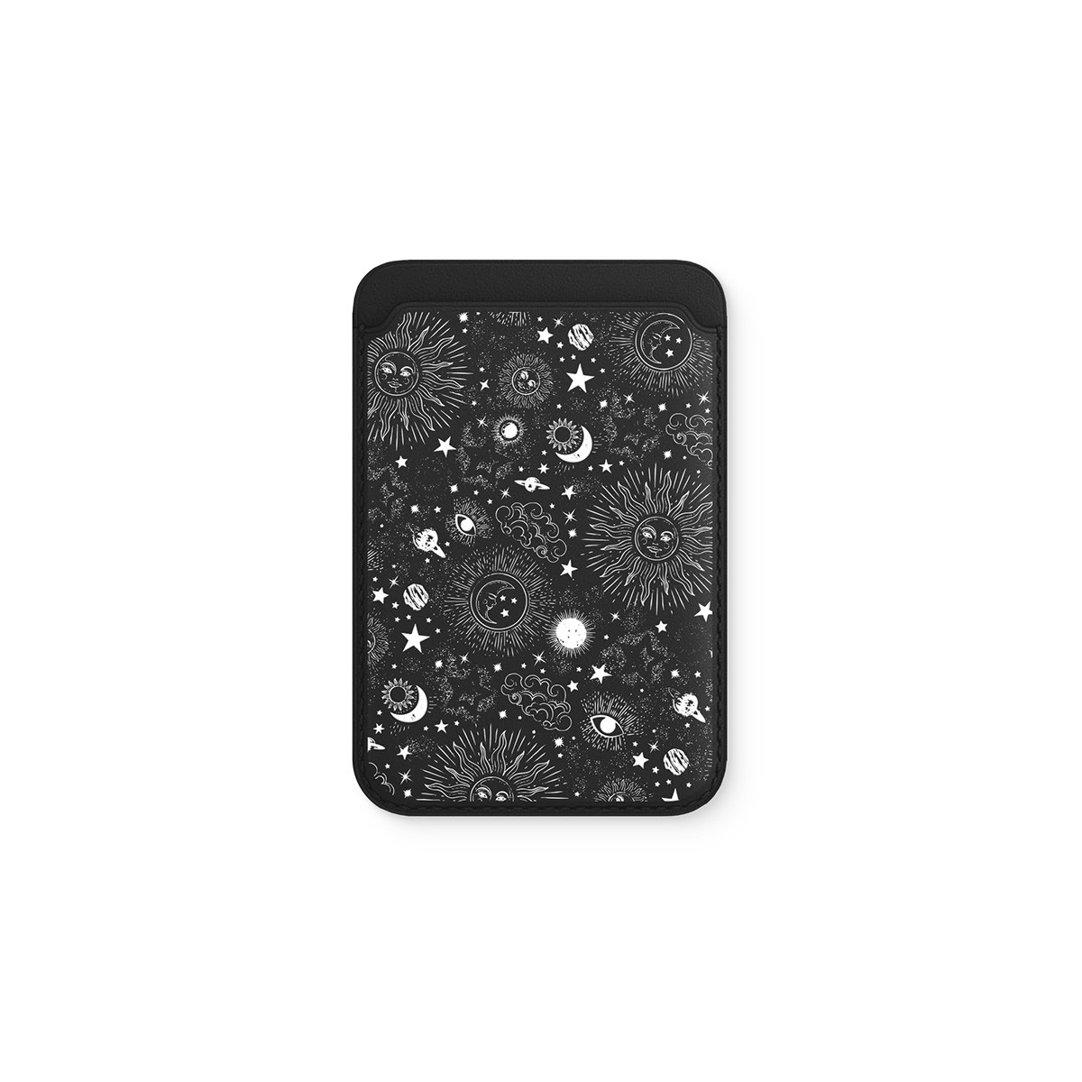 Celestial Bloom Deri - Magsafe Kartlık