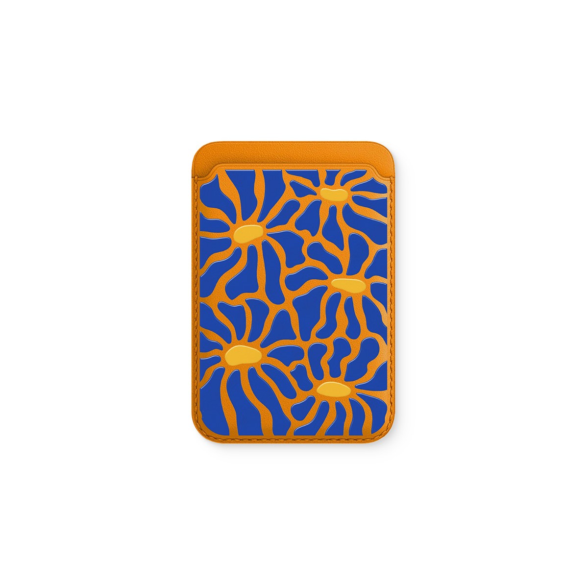Petal Maze Deri - Magsafe Kartlık