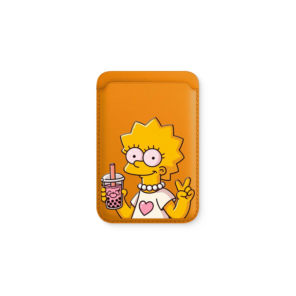 Peacey Girl Deri - Magsafe Kartlık