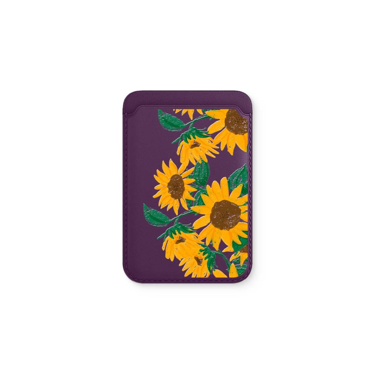Daisy Flower Deri - Magsafe Kartlık