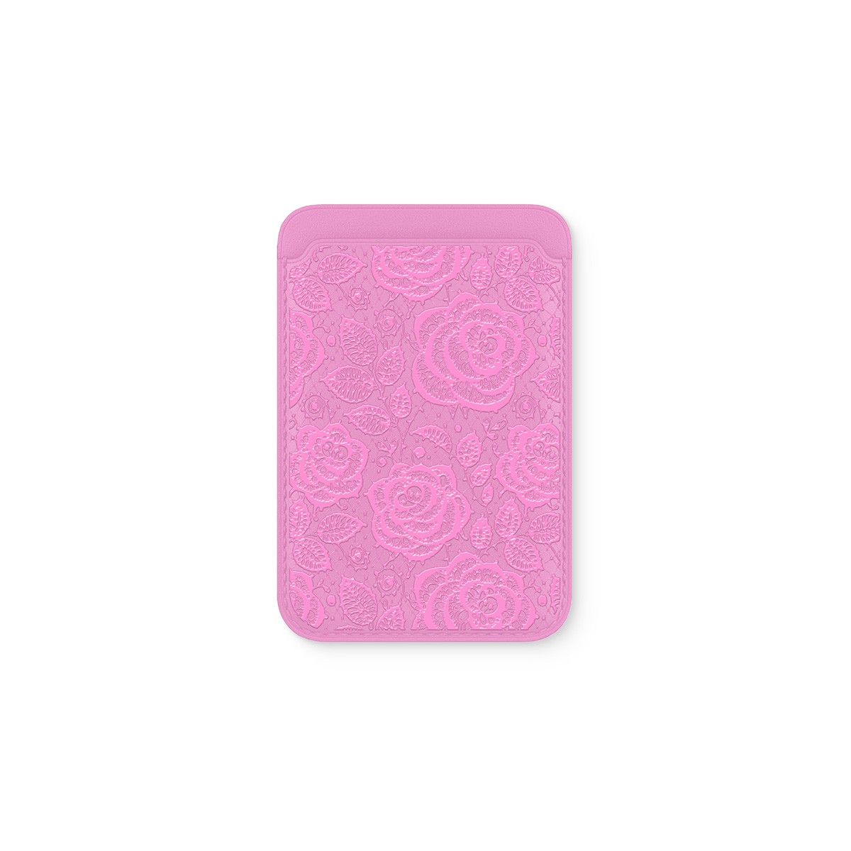 Pink Whisper Deri - Magsafe Kartlık