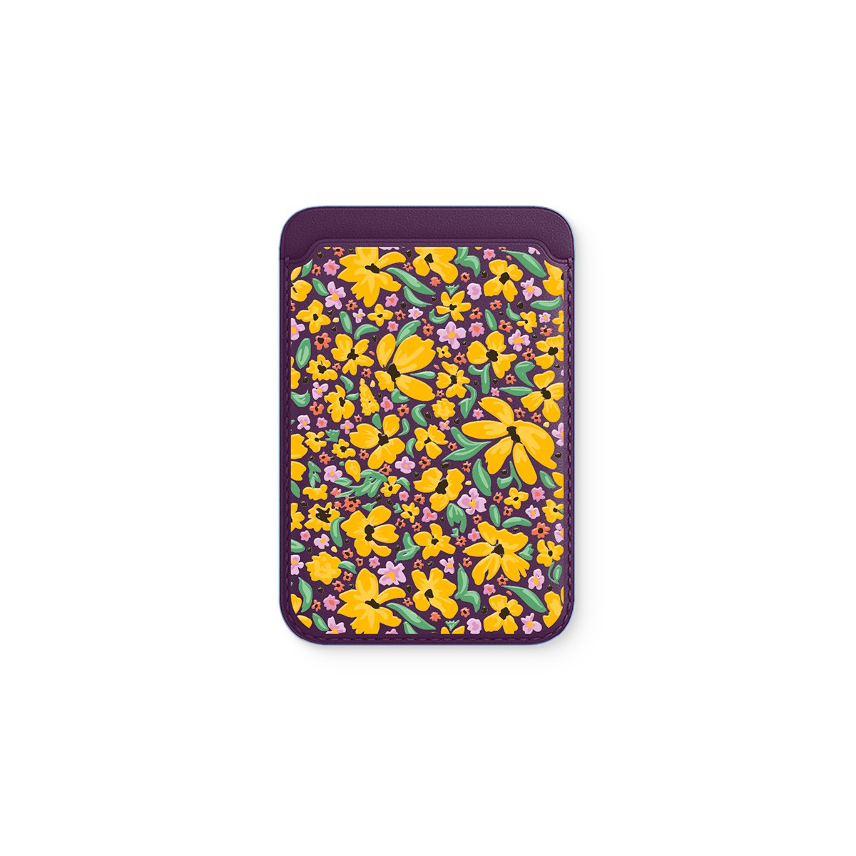 Spring Whimsy Deri - Magsafe Kartlık