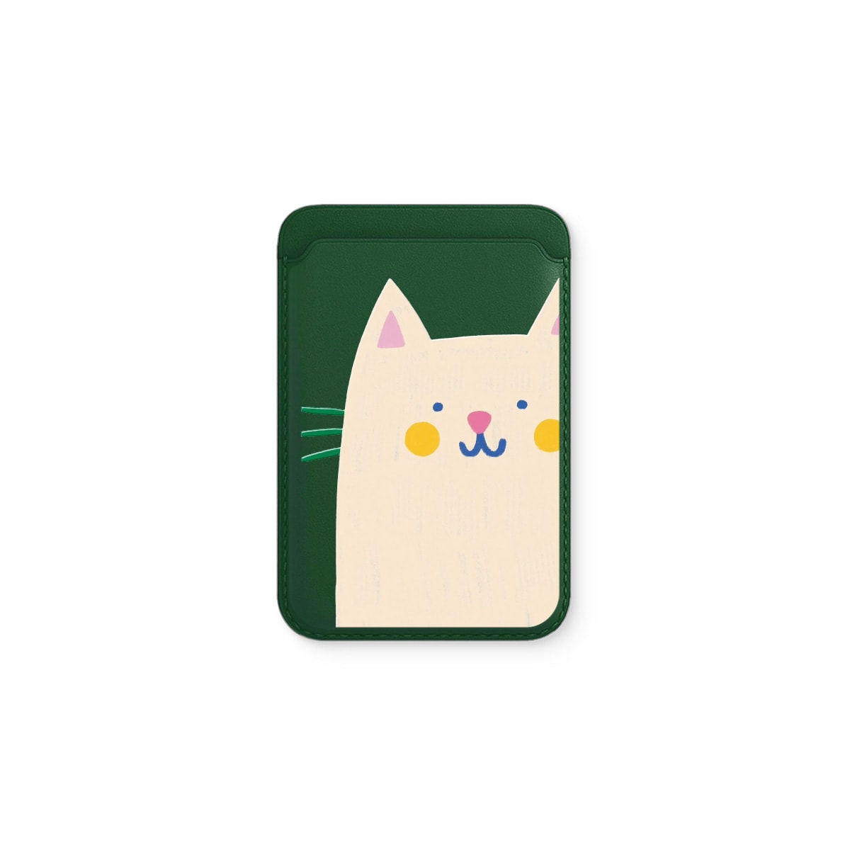 White Cat Deri - Magsafe Kartlık