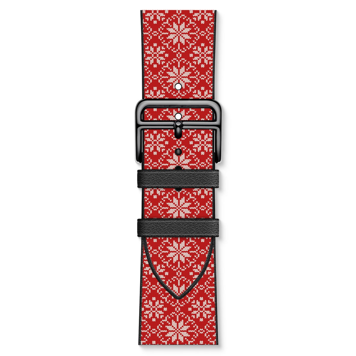 Snowflake Red - Deri Kordon