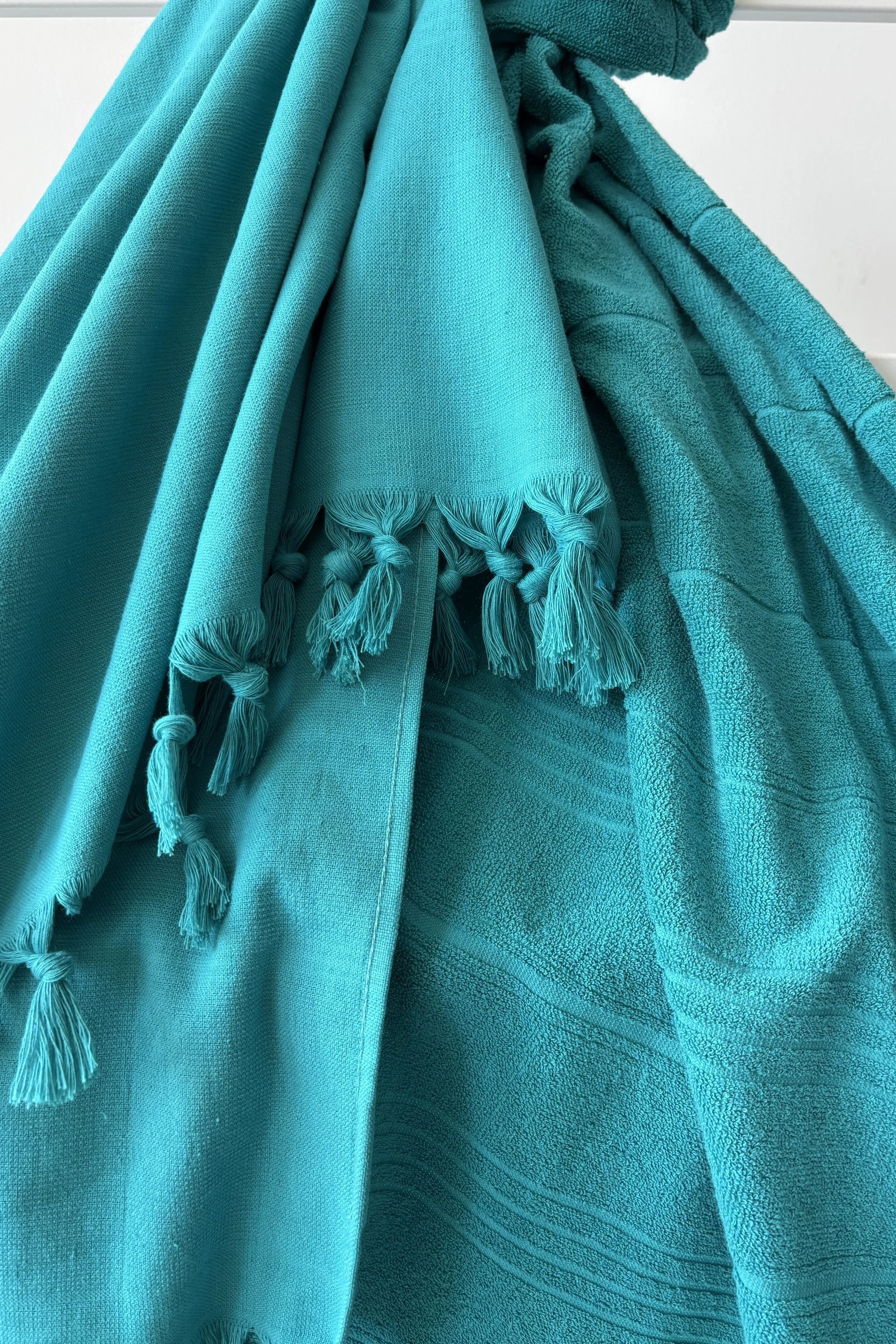 %100 Pamuk Havlu Peştemal-90x170 cm -Plaj & Deniz Havlusu - Cam Göbeği