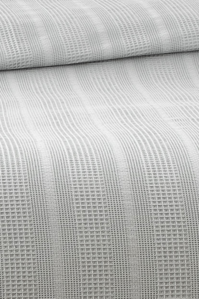Kopanaki Dantelli Çift Kişilik Pike-210x230 cm - gri