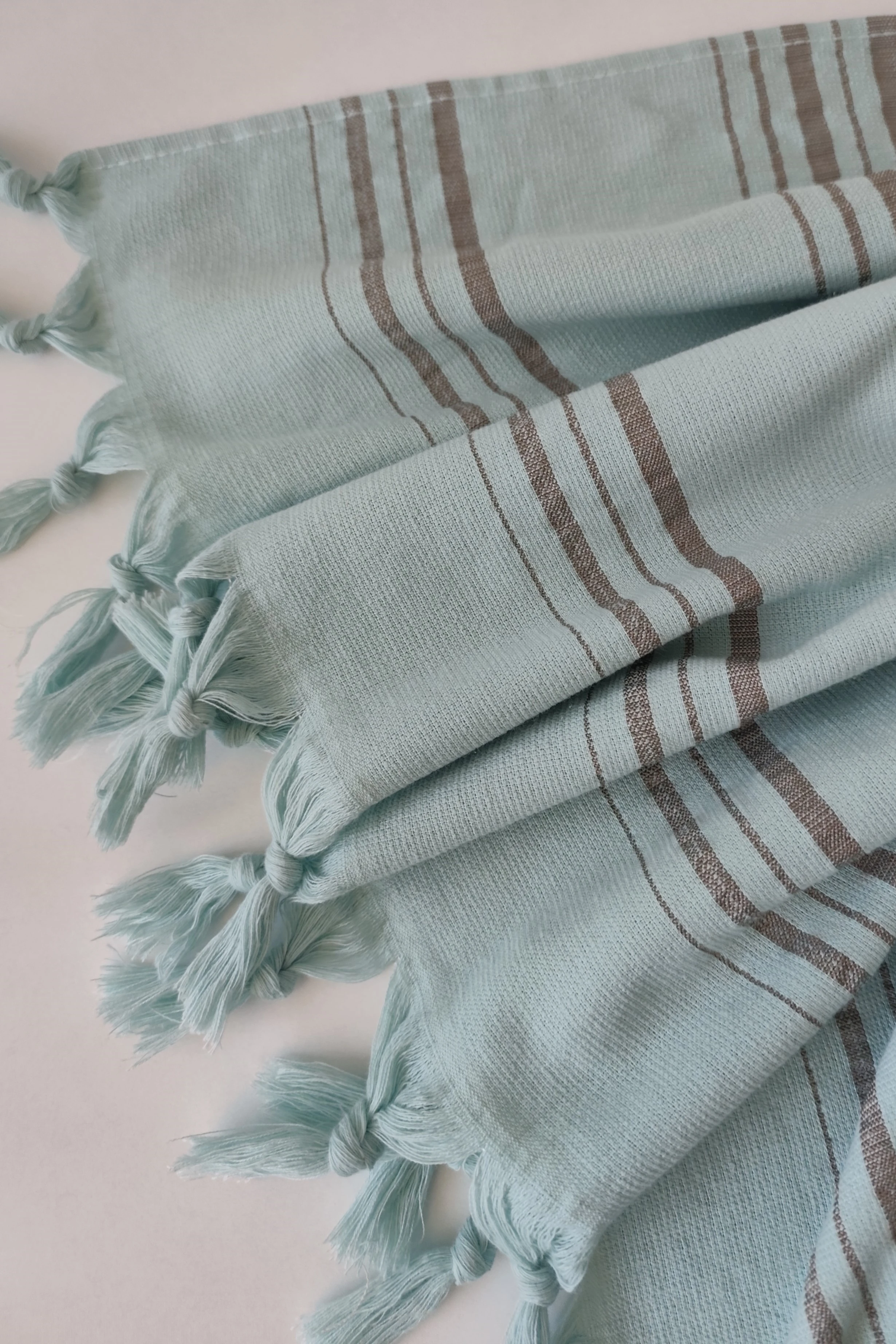 Tek Yüzlü Pamuk Havlu Peştemal - Mint