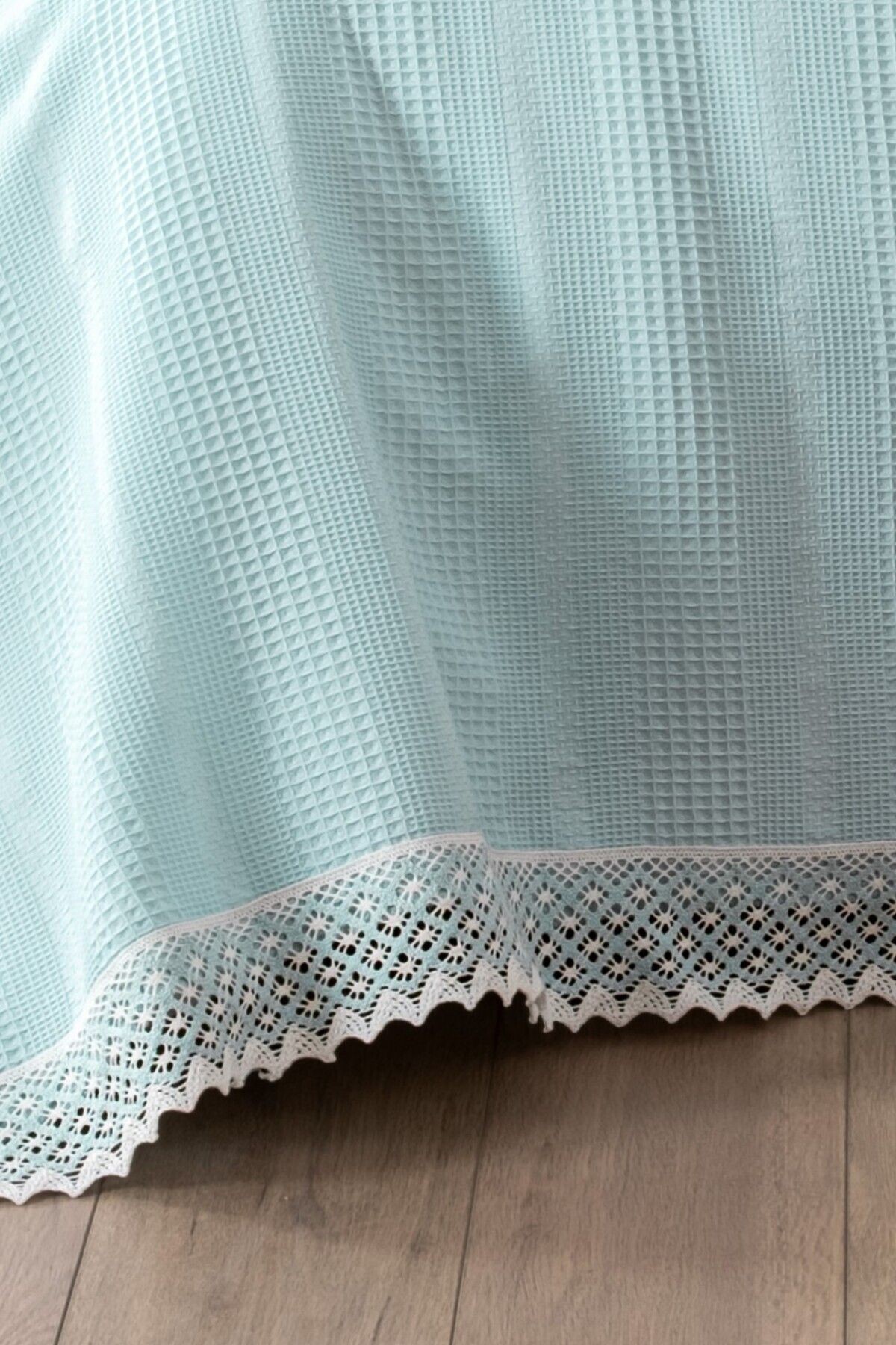 Kopanaki Dantelli Çift Kişilik Pike-210x230 cm