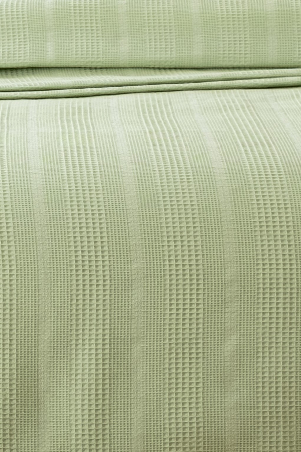 Kopanaki Dantelli Çift Kişilik Pike-210x230 cm - Fıstık Yeşili
