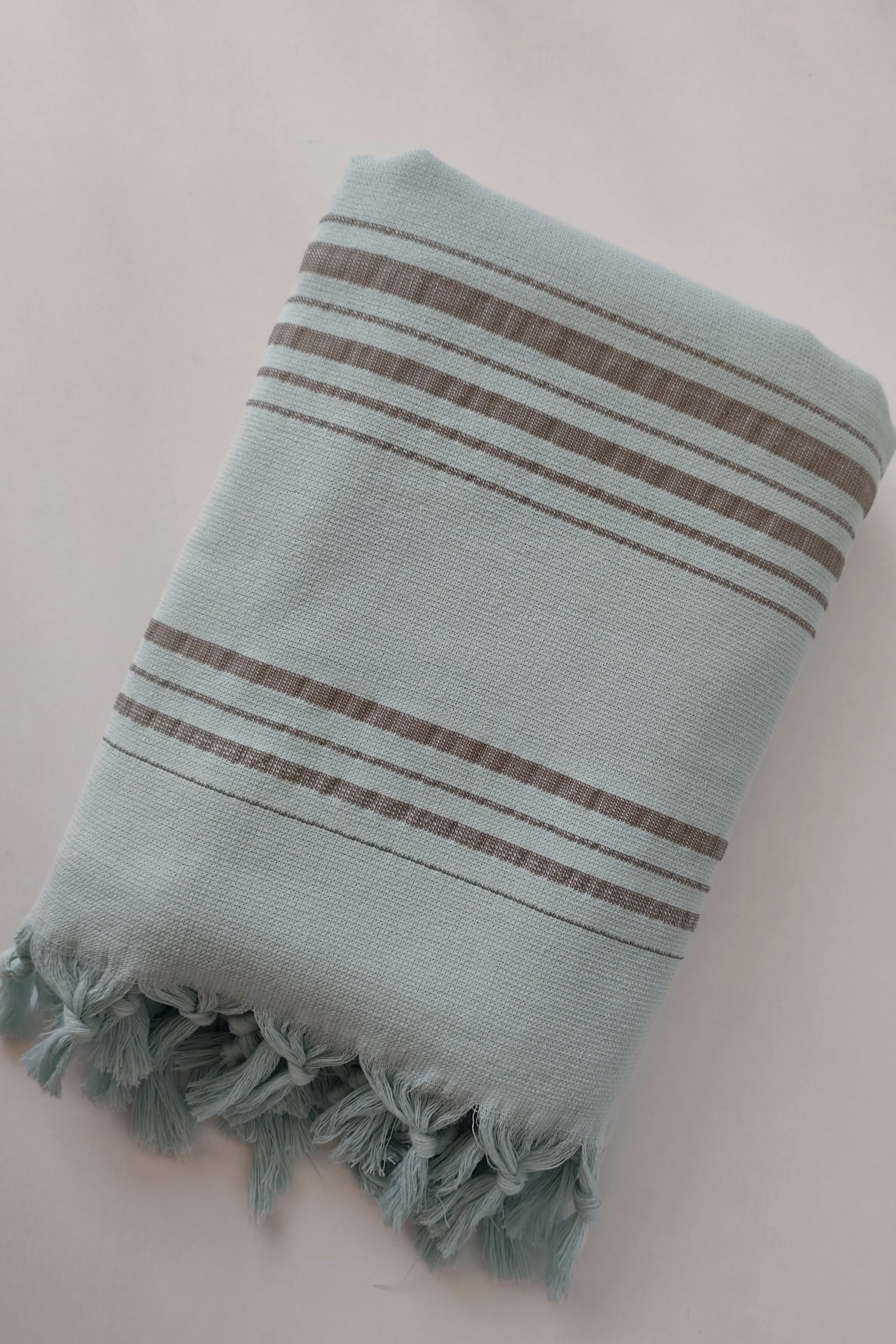 Tek Yüzlü Pamuk Havlu Peştemal - Mint