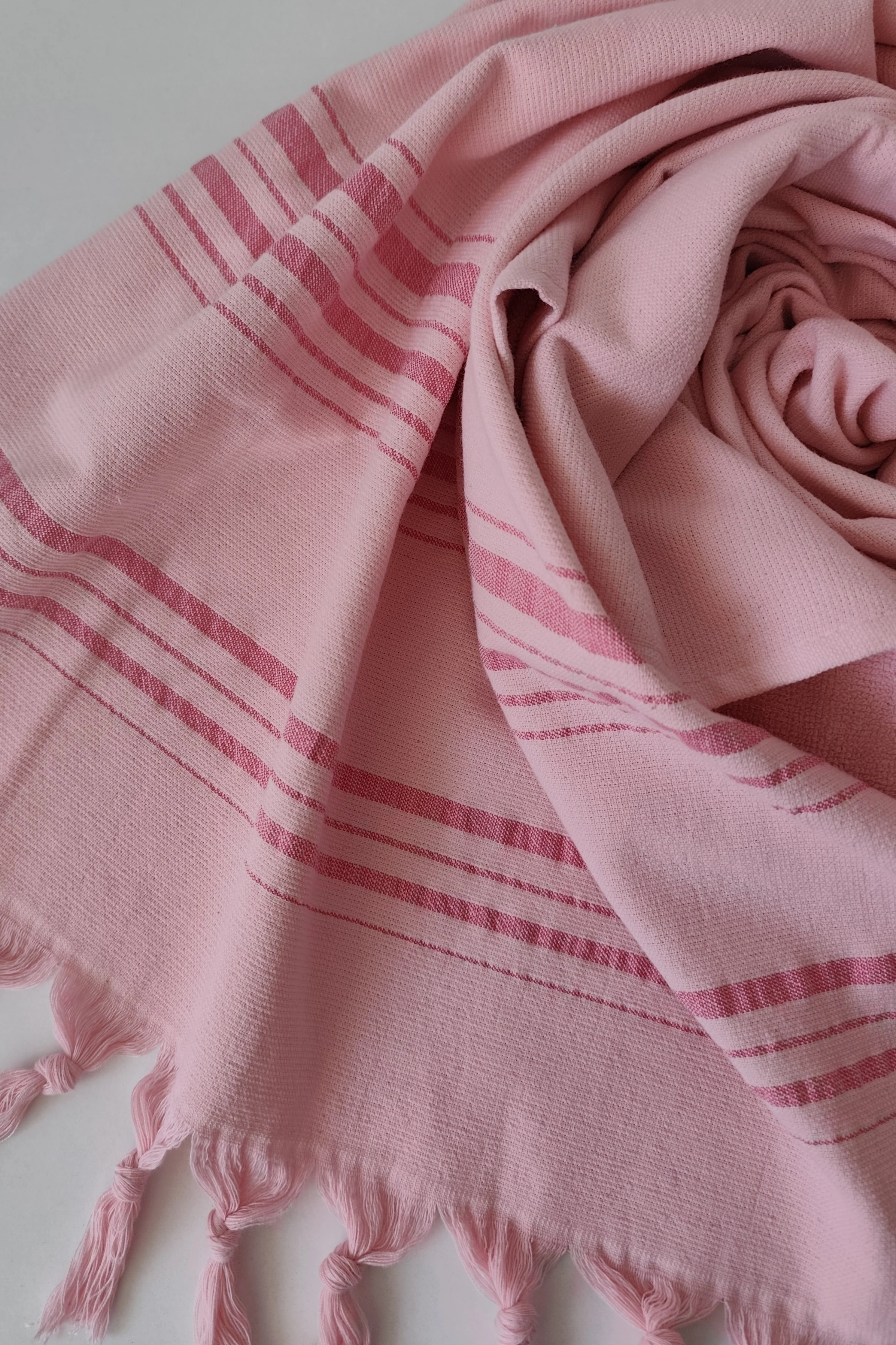 Tek Yüzlü Pamuk Havlu Peştemal - Pembe