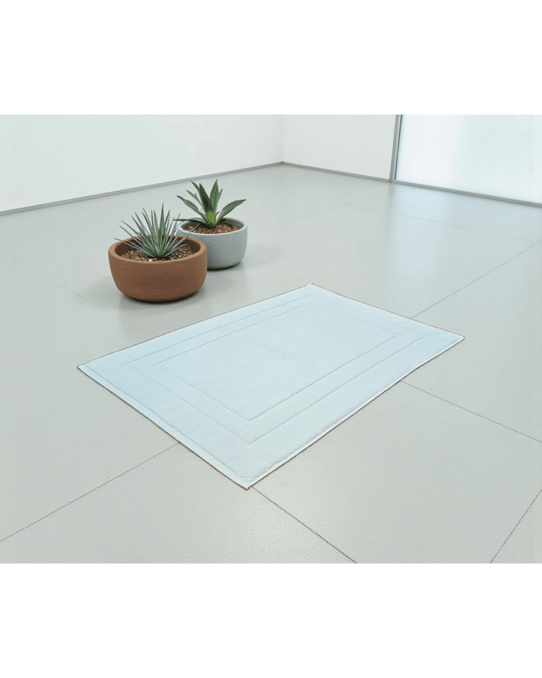 Vionte Banyo Ayak Havlusu | Beyaz | Otel Serisi | 320gr | 50x70