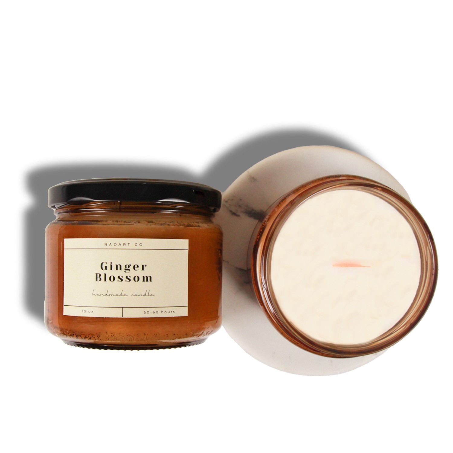 El Yapımı - Aromaterapi Mum - %100 Organik Soya Wax – Ginger Blossom