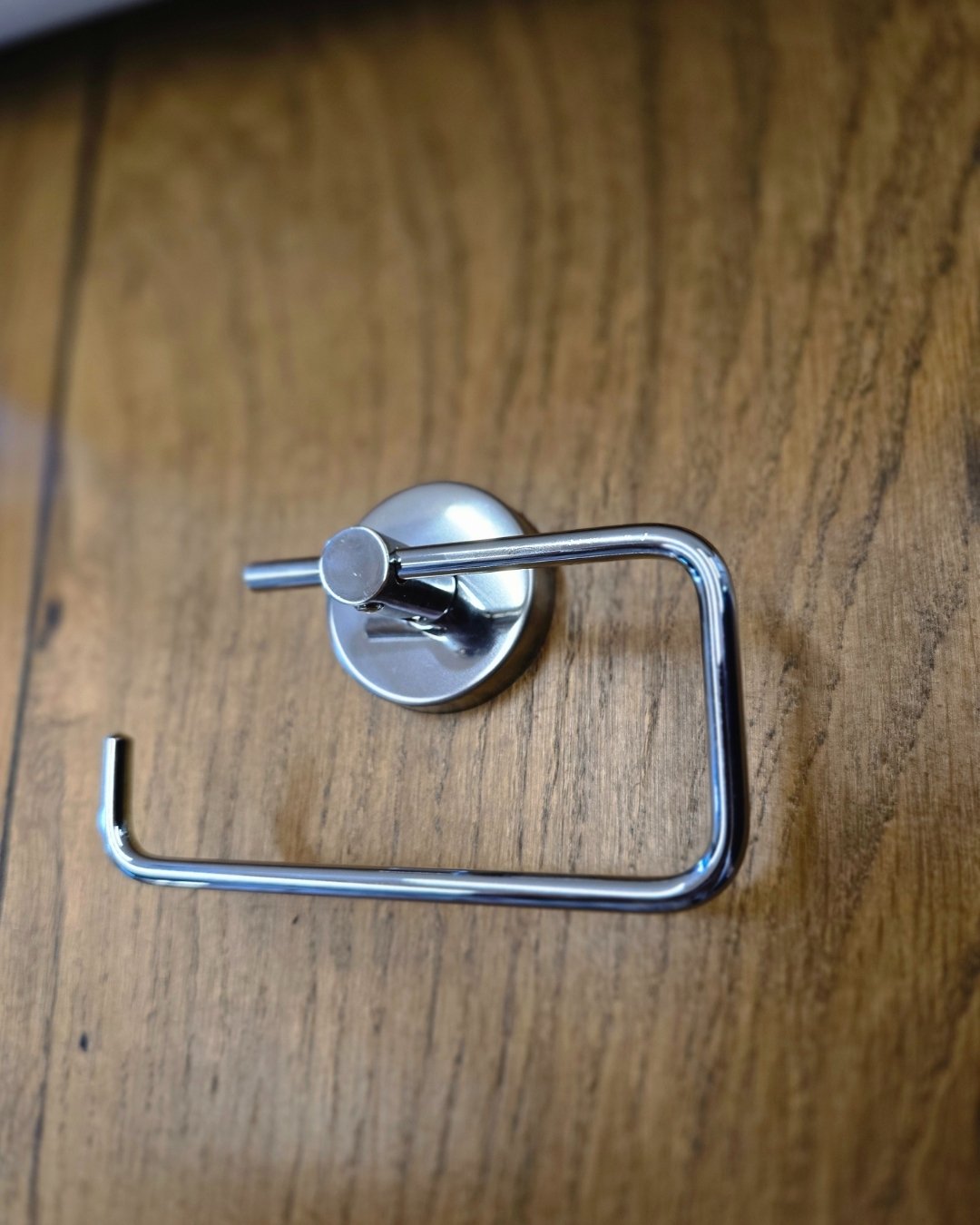 Krom Metal Kapaksız Tuvalet Kağıtlığı | Banyo içi Tuvalet Kağıdı Askısı | Otel Buklet Serisi