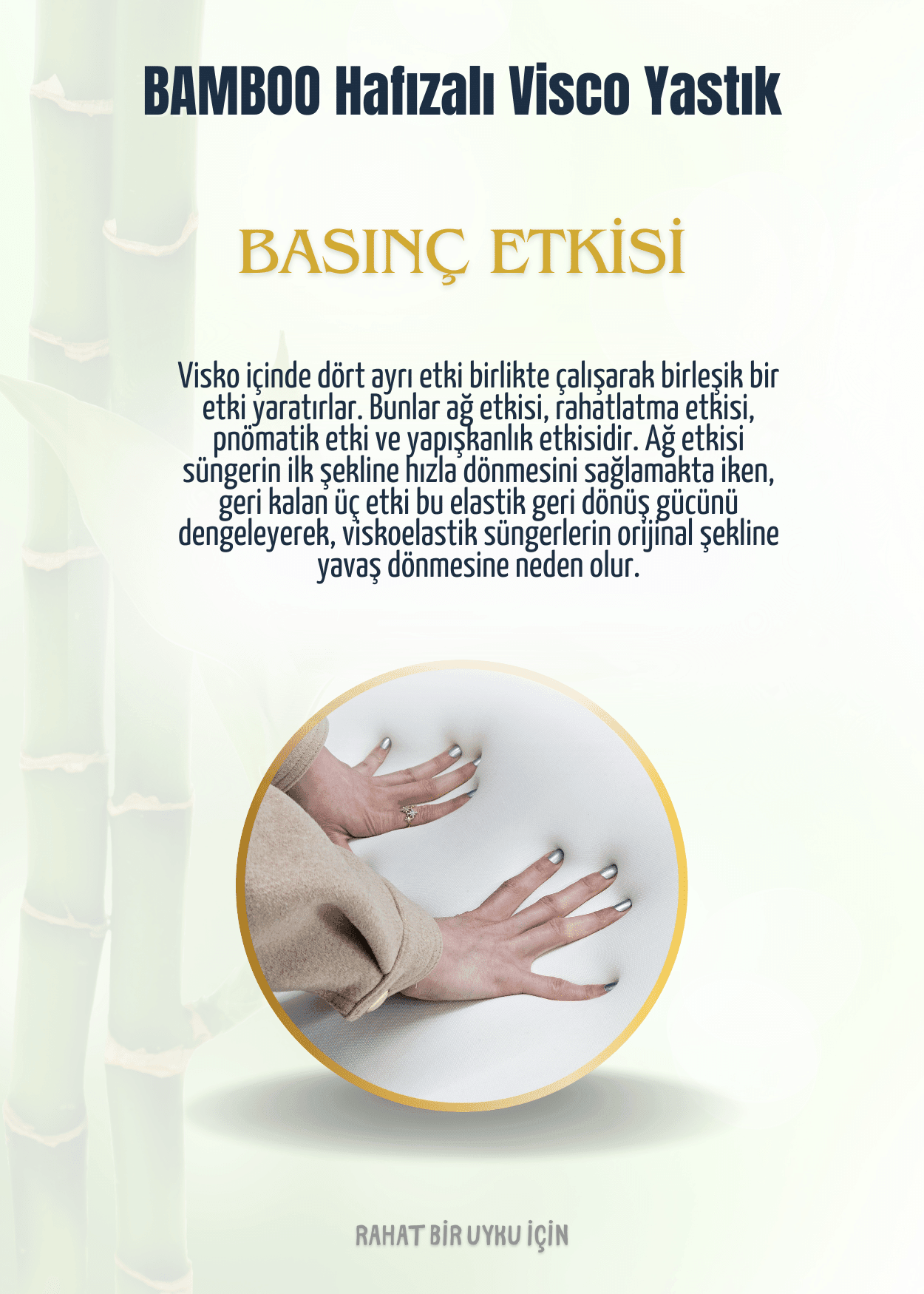 Bamboo Visco Yastık