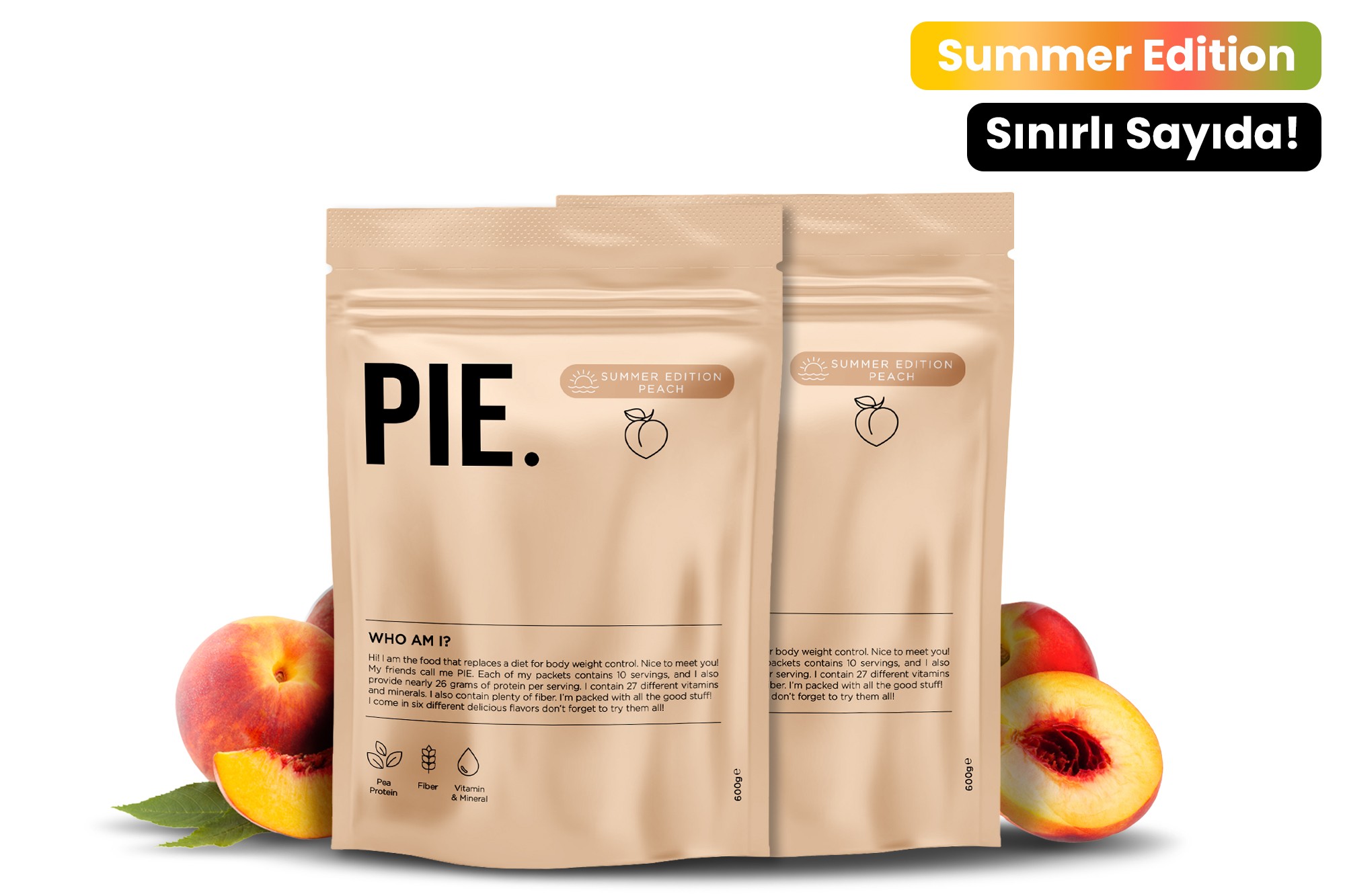 Öğün Tozu (20 öğün) | 2 Peach