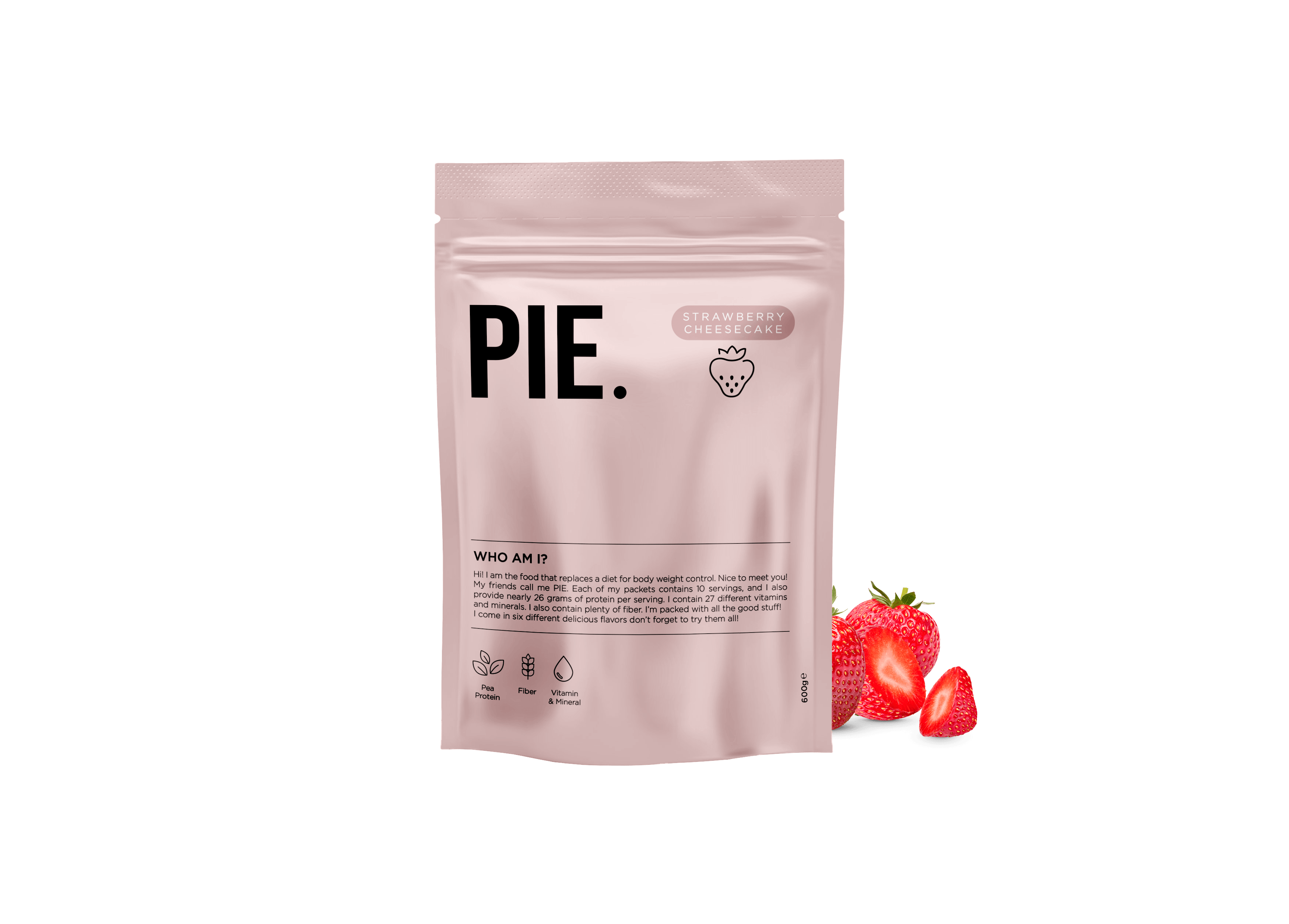 PIE. Öğün Tozu Strawberry Cheesecake