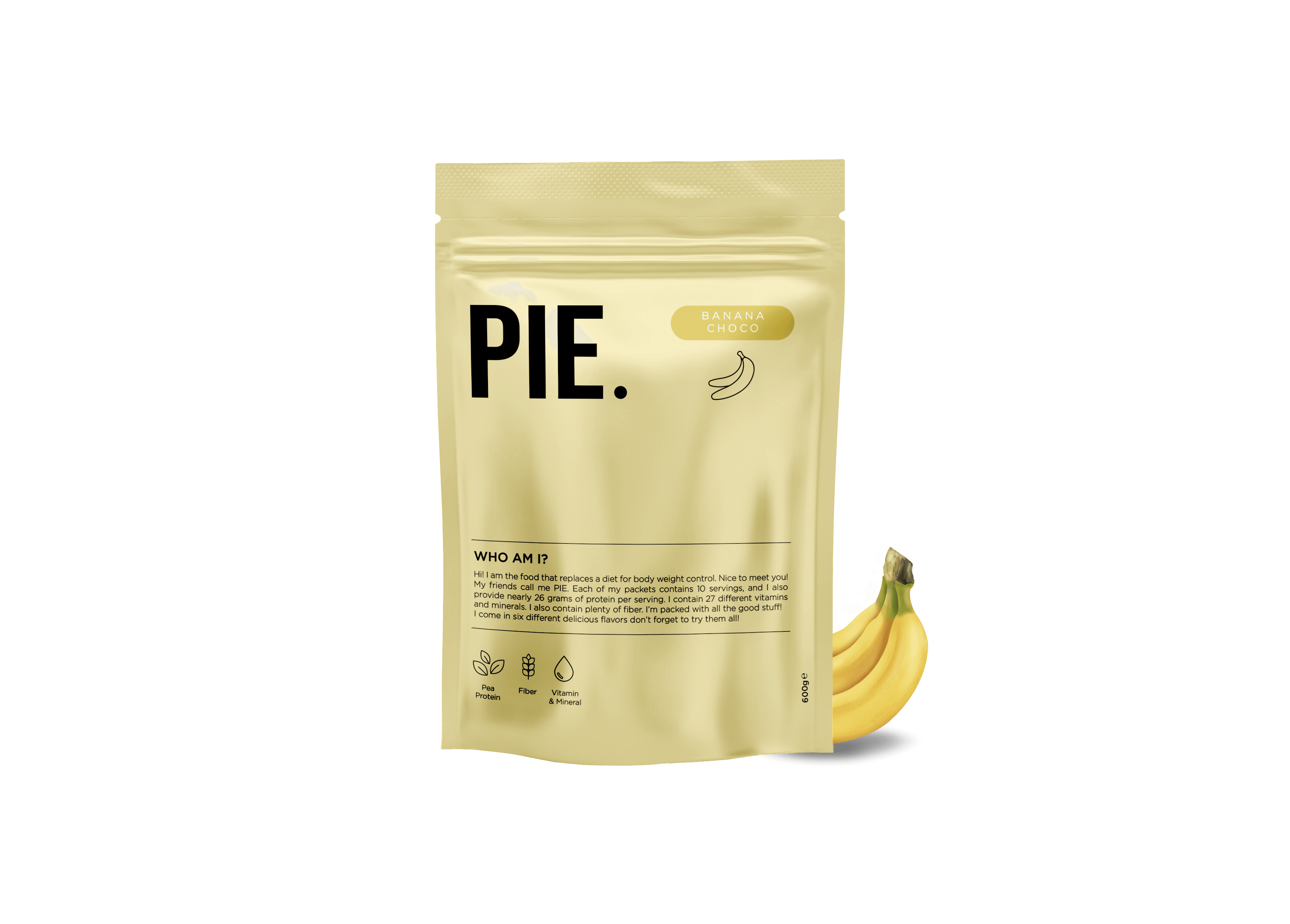 PIE. Öğün Tozu Banana Choco