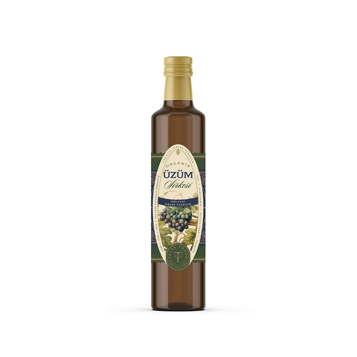 Talya Foods Premium   Organik Üzüm Sirkesi 500 ml 