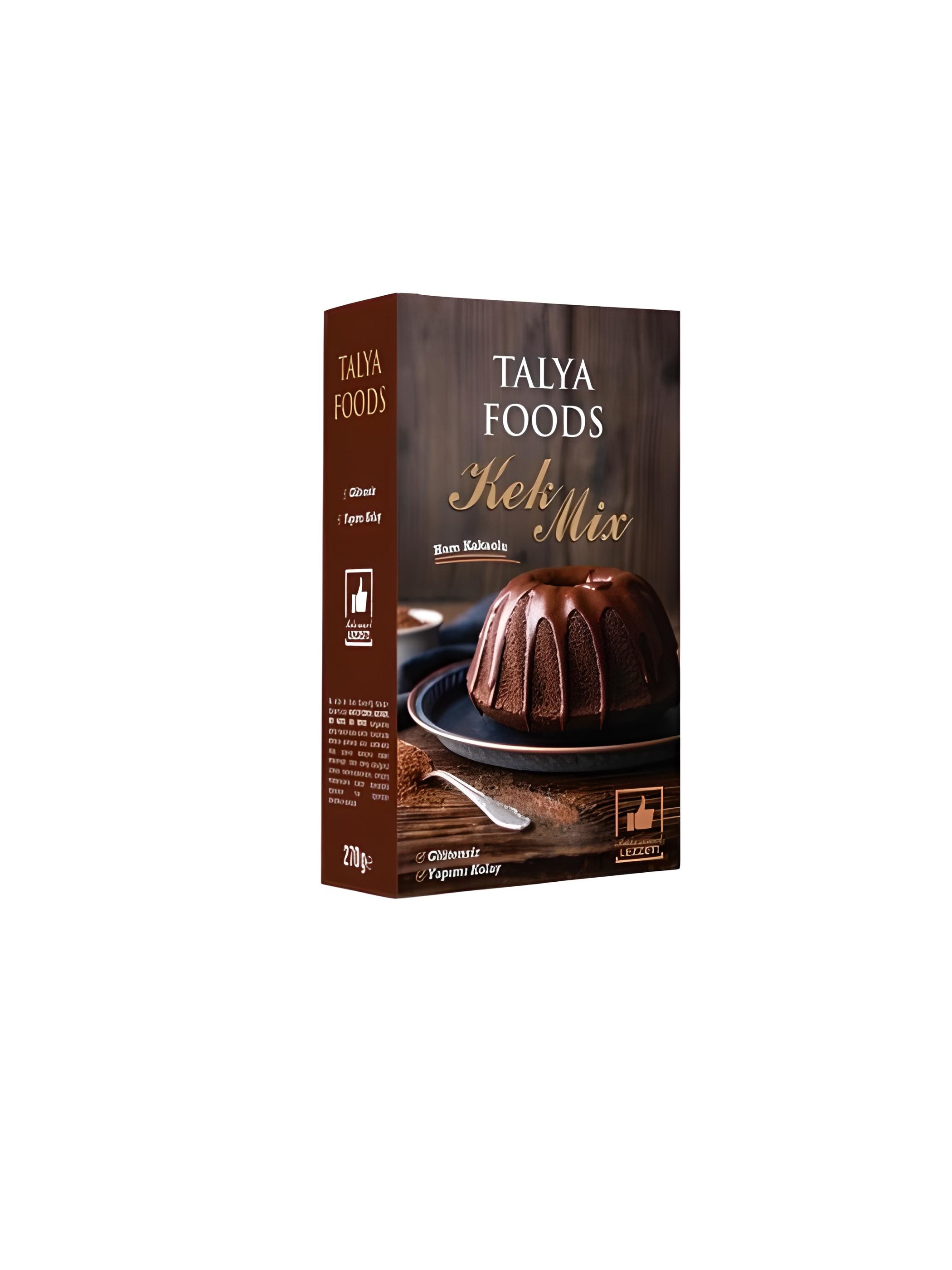 Talya Foods Glütensiz Kek Mix Ham Kakolu 270 gr 
