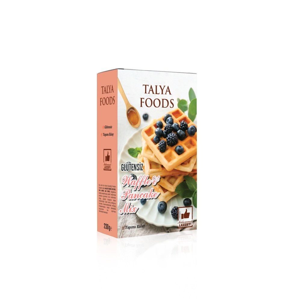 Talya Foods Glütensiz Kolay Yap Waffle & Pancake Mix 230g