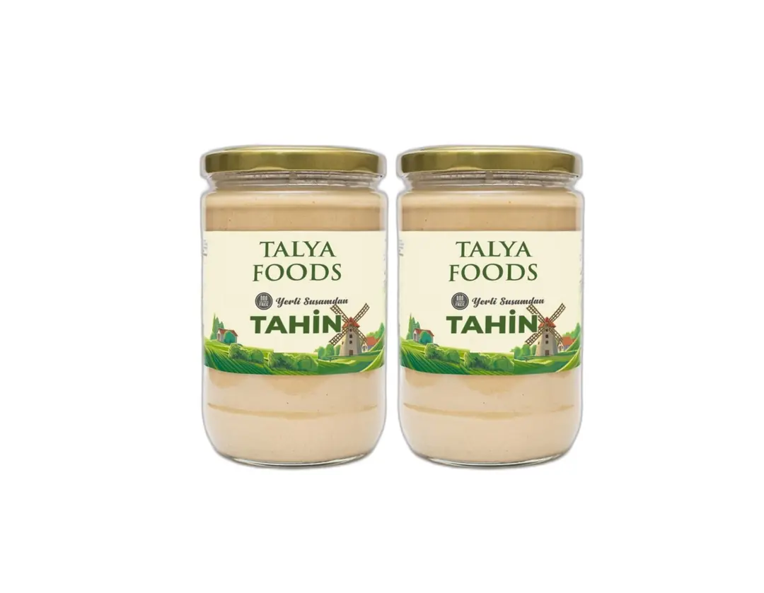 Talya Foods Glutensiz Yerli Çiğ Tahin 2x960 gr Avantaj Seti