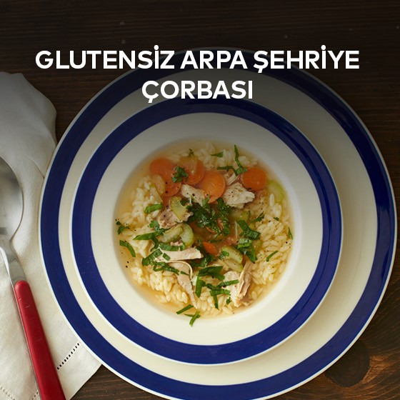 Glutensiz Arpa Şehriye Çorbası