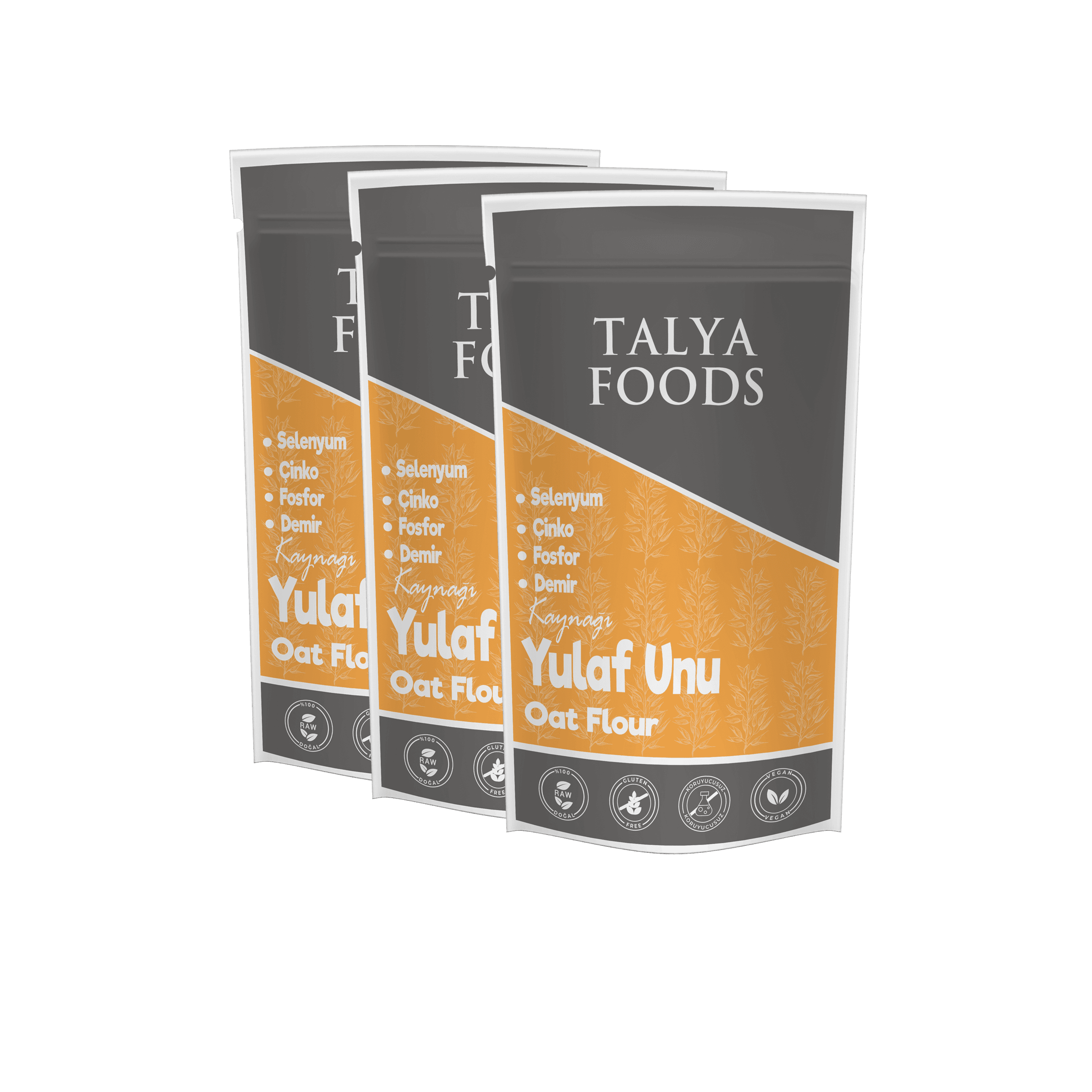 Talya Foods Glutensiz Yulaf Unu 3x 500g Avantaj seti Kaçmaz fiyat