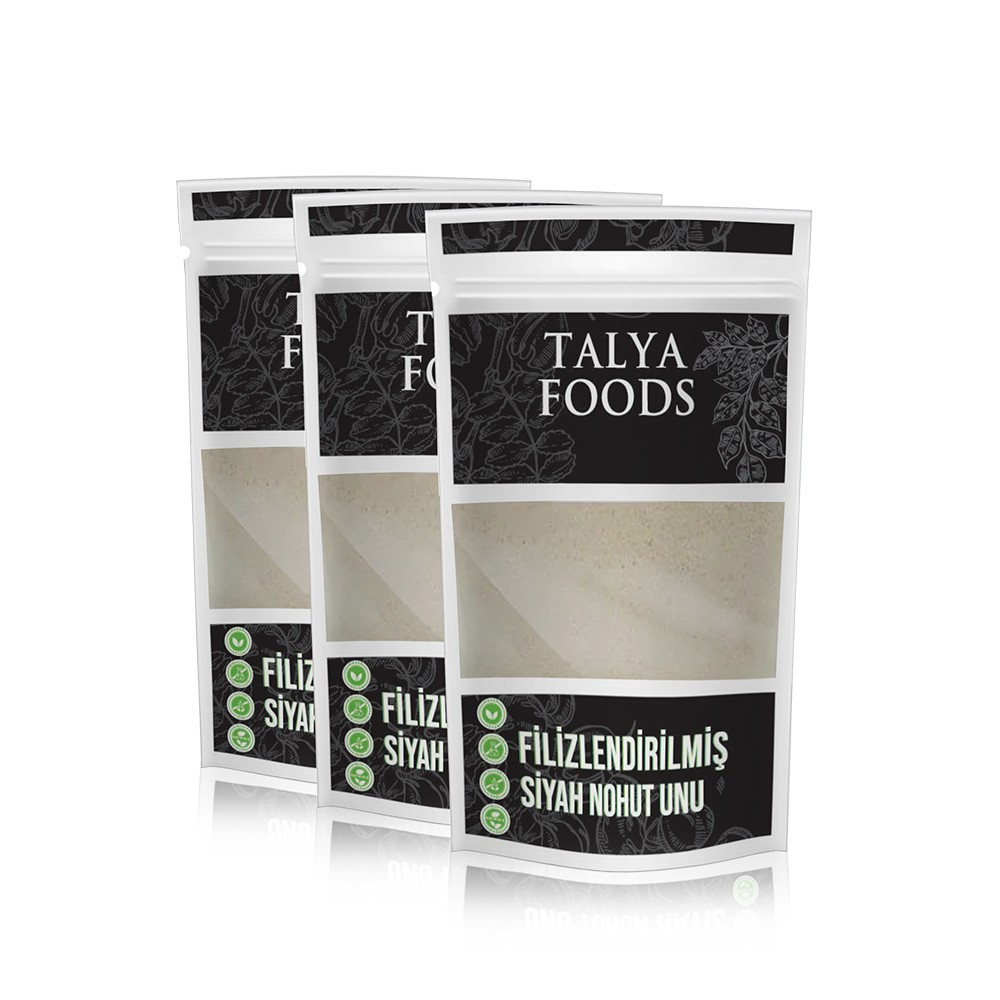 Talya Foods Filizlendirilmiş Siyah Nohut Unu  3x500g