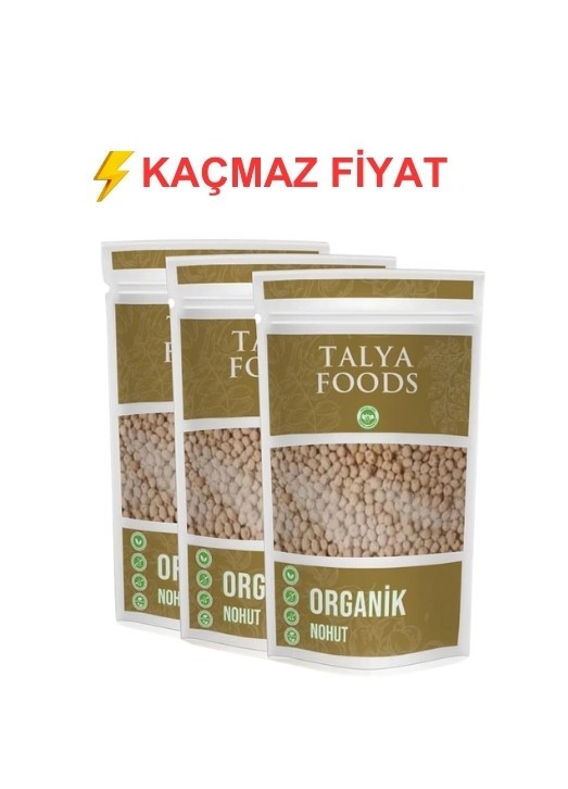 Talya Foods Organik Nohut 500g x 3