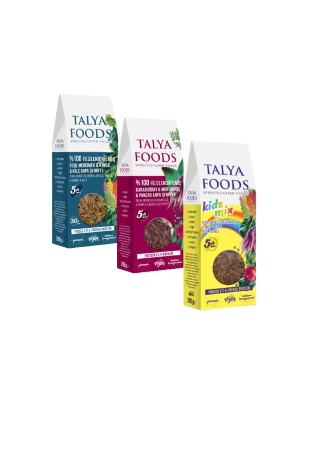 TALYA FOODS Glutensiz Vegan Sebzeli Şehriye Seti