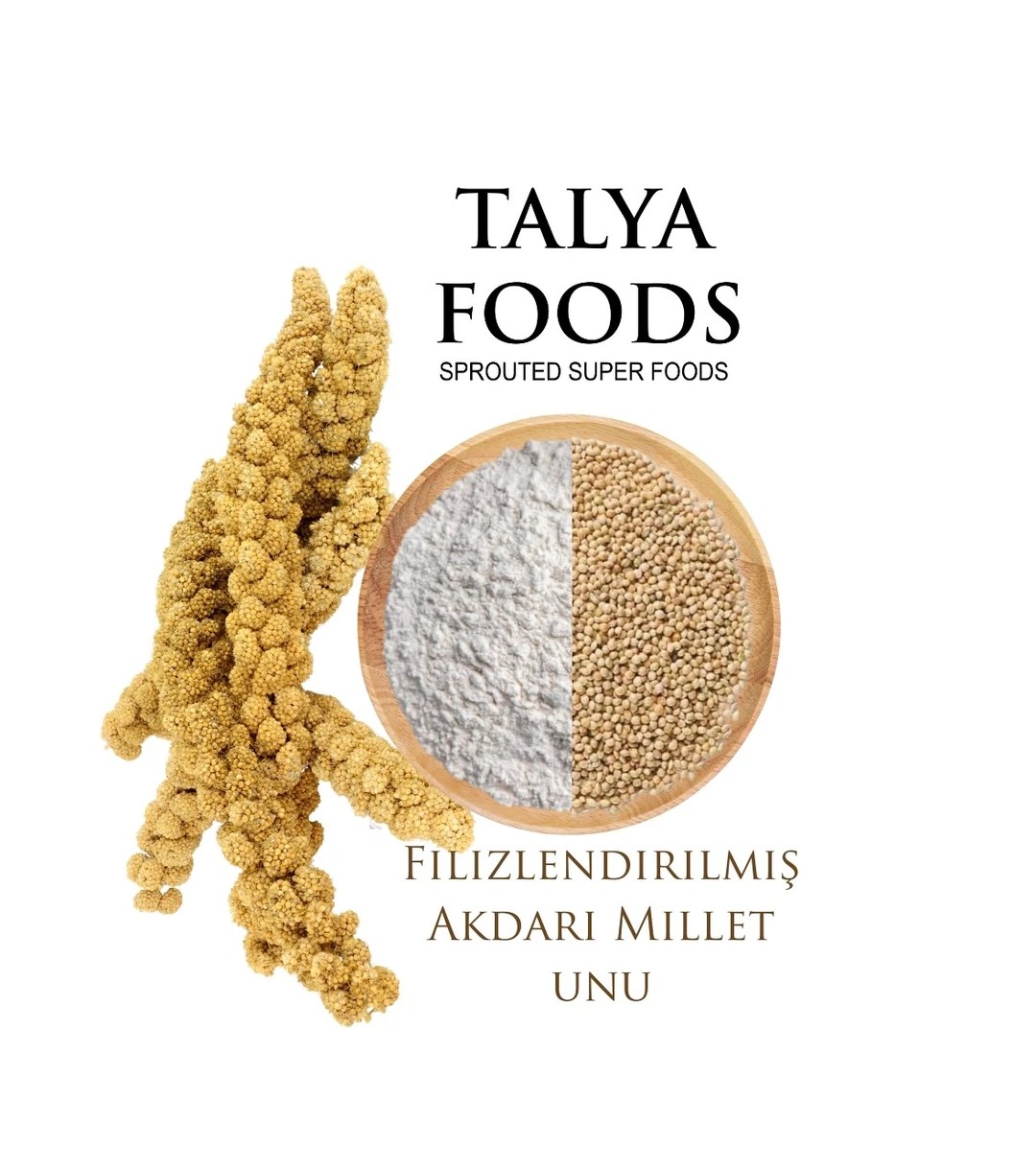 Talya Foods Glutensiz Filizlendirilmiş Akdarı (Millet Unu) Spagetti 200 g