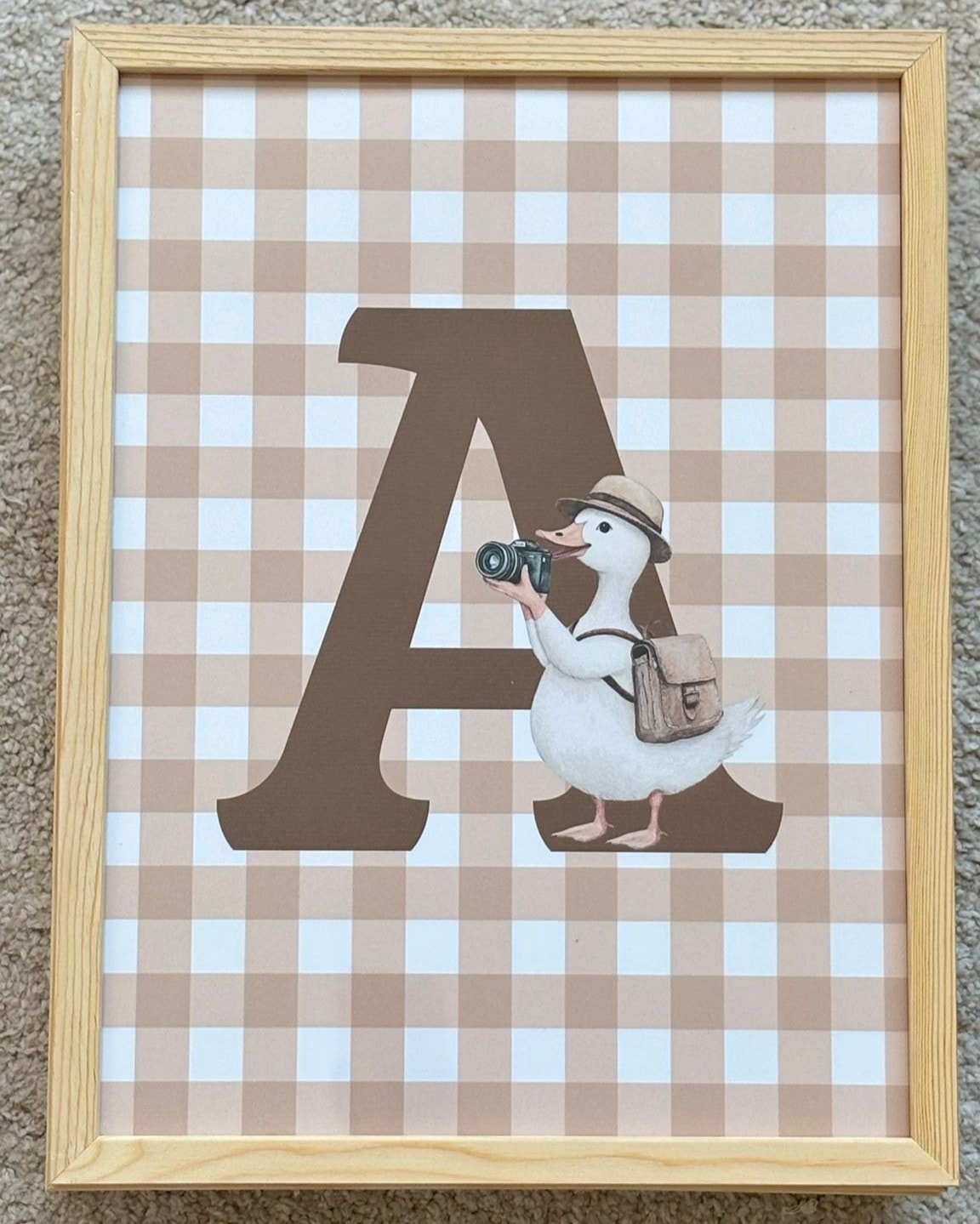 PÖTİKARE 30X40  POSTERLİ ÇERÇEVE - SÜTLÜ KAHVE