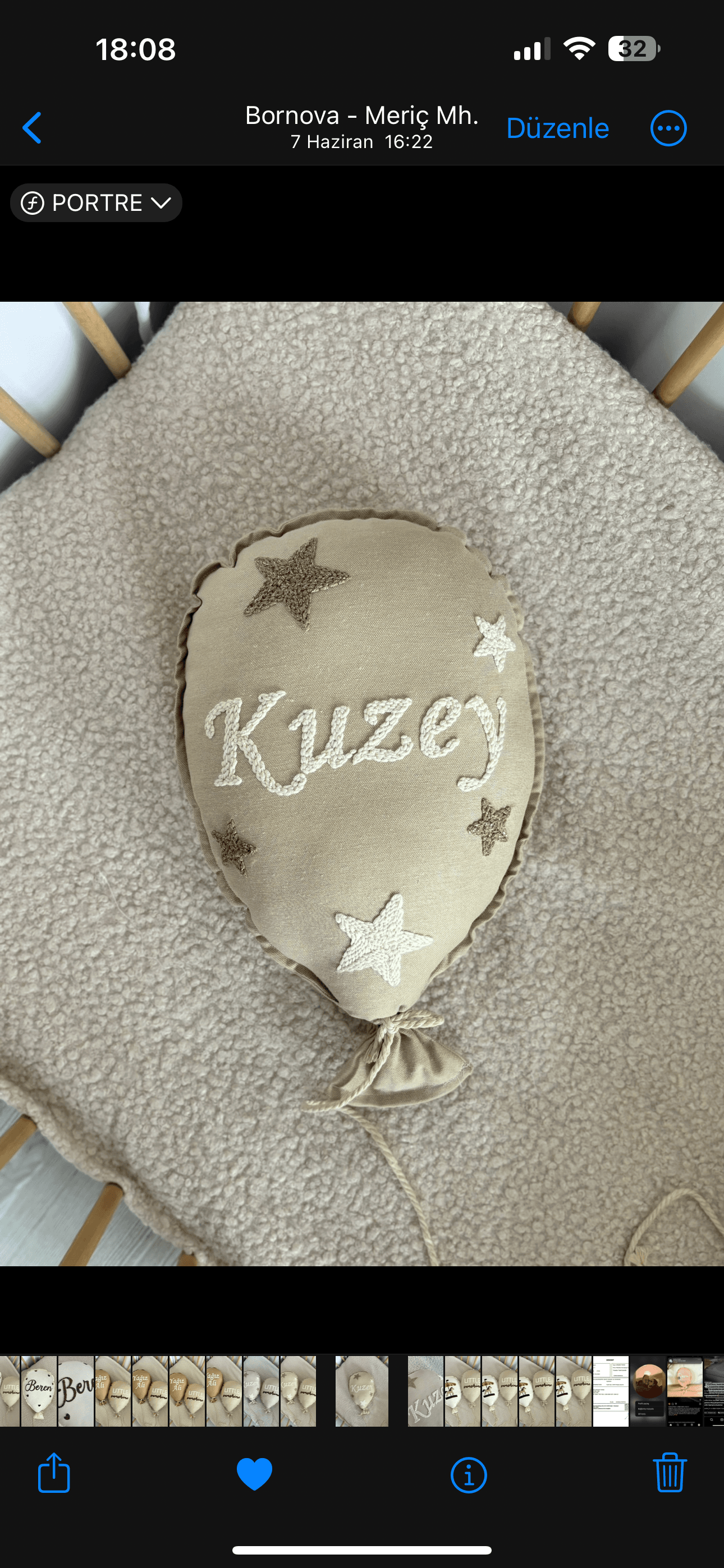 SÜTLÜ KAHVE BÜYÜK YILDIZLI TEKLİ BALON - Bej sütlü kahve