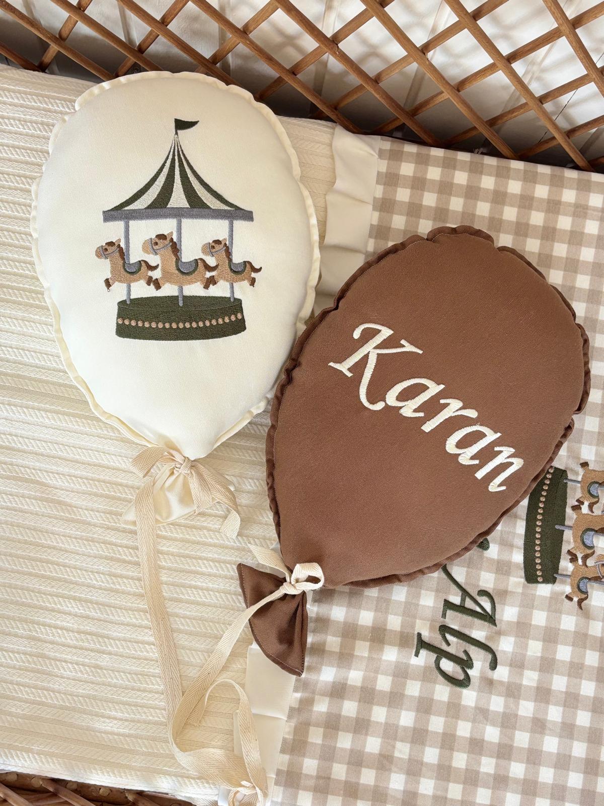 NAKIŞ BALON 2'Lİ ATLI KARINCA - HAKİ KOYU KAHVE