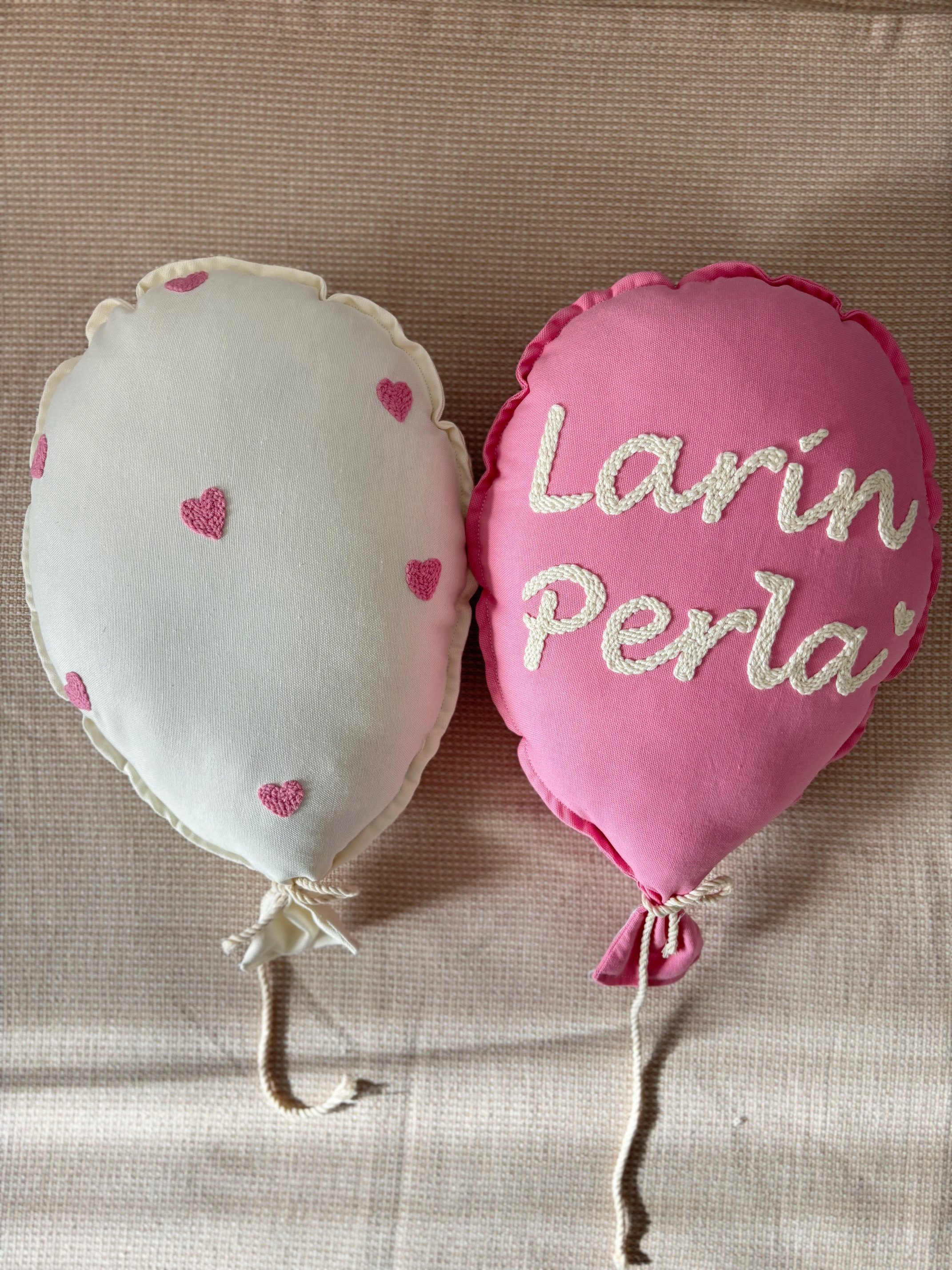 PEMBE MİNİK KALPLİ BALON 2 Lİ TAKIM