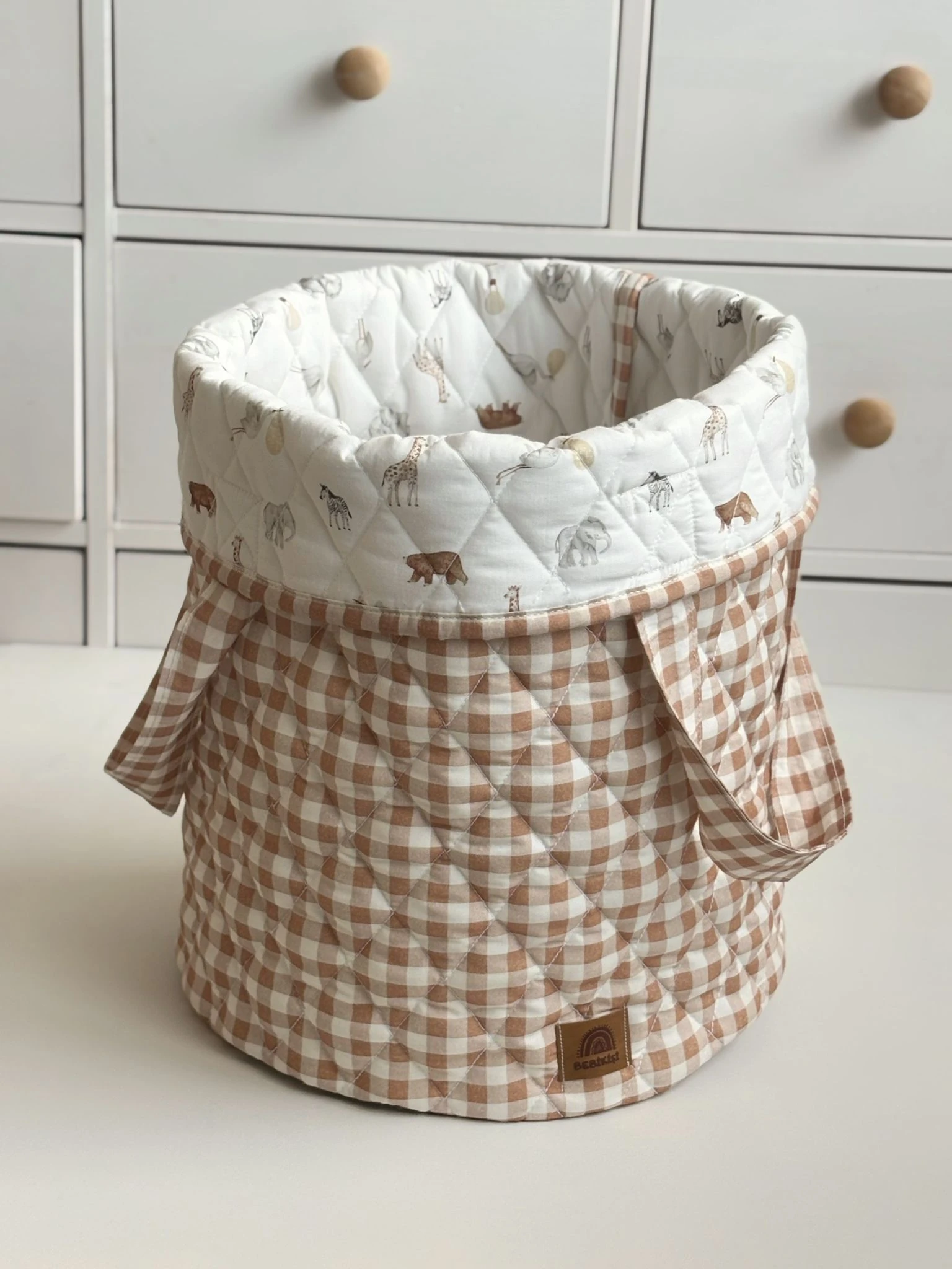 KAPİTONE TAŞINABİLİR OYUNCAK SEPETİ LITTLE SAFARİ