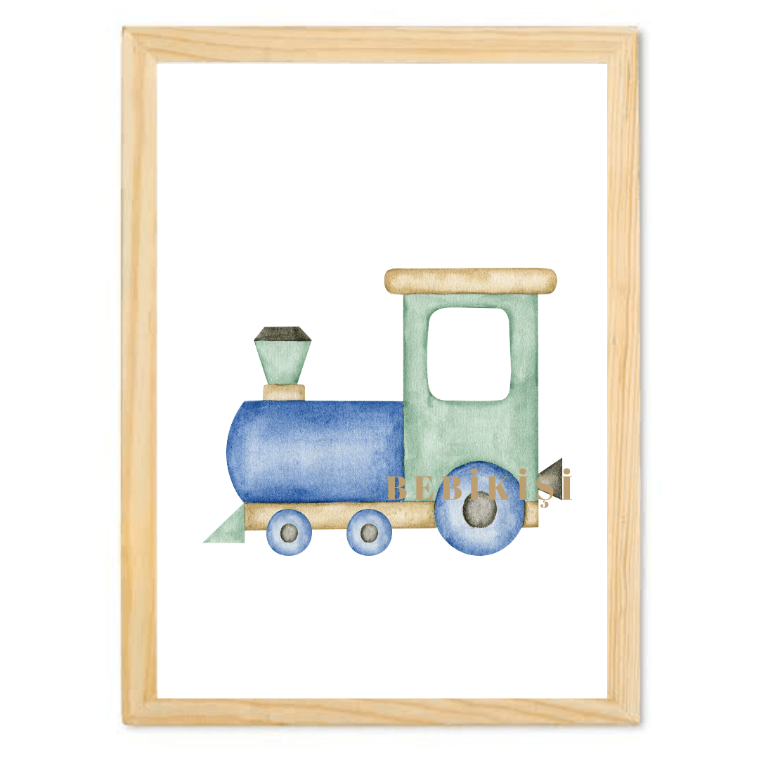 30X40 TEKLİ AHŞAP TABLO - 32