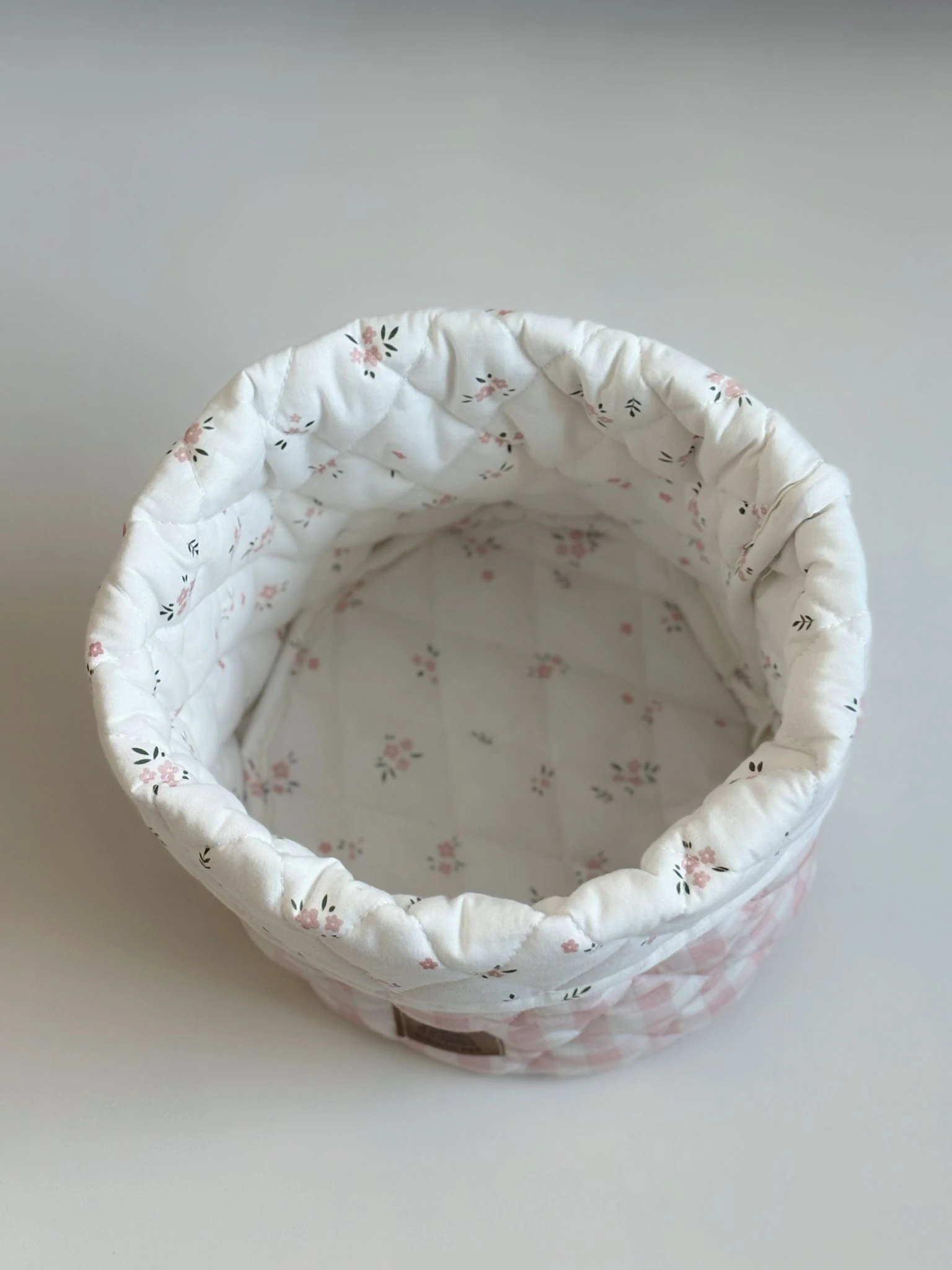 KAPİTONE BEBEK SEPET ORGANİZER BLUSH GARDEN