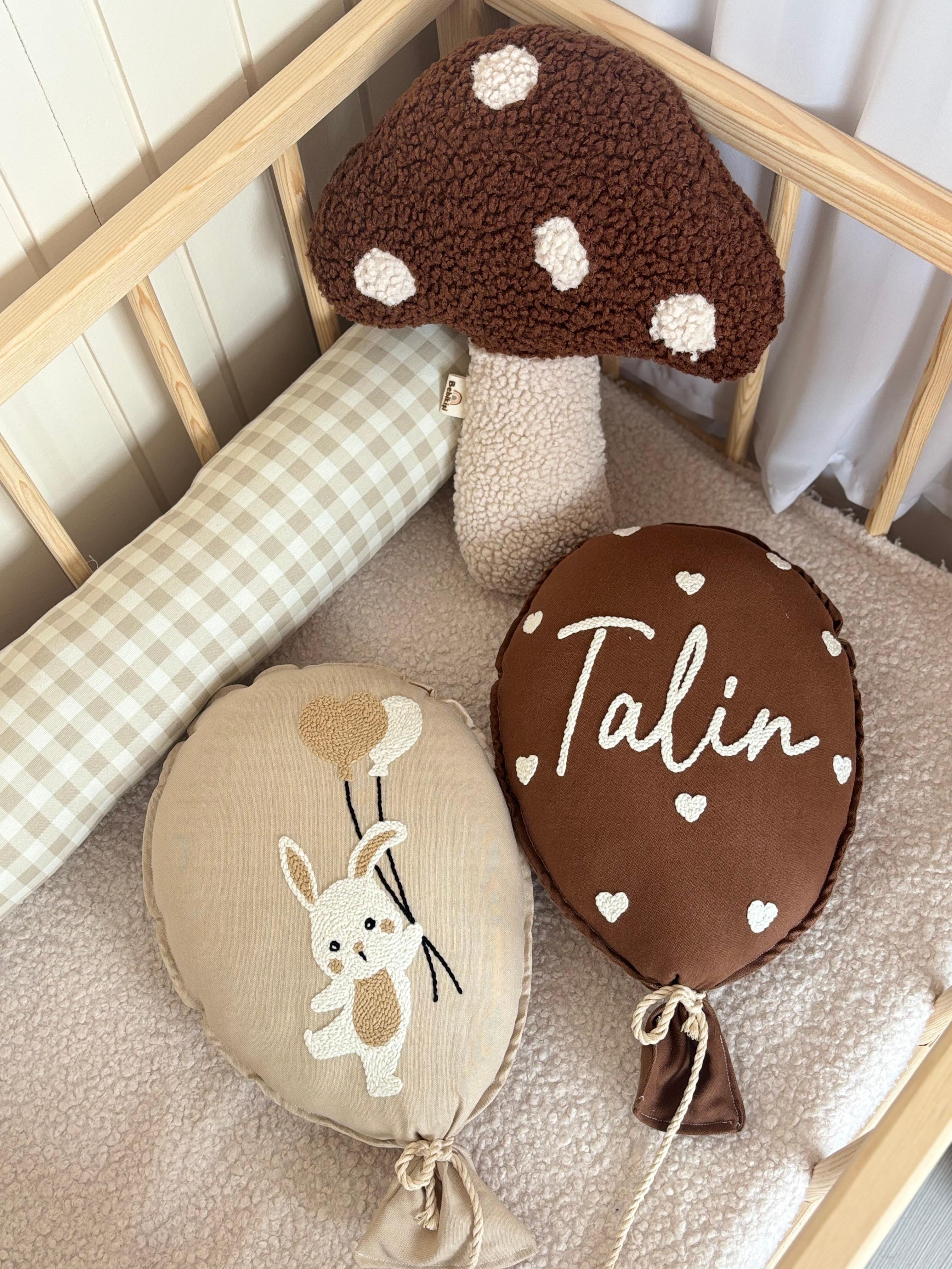 TAVŞAN MODEL 2 Lİ BALON TAKIMI İLAVE MİNİK FİGÜRLÜ - İlave kalpli