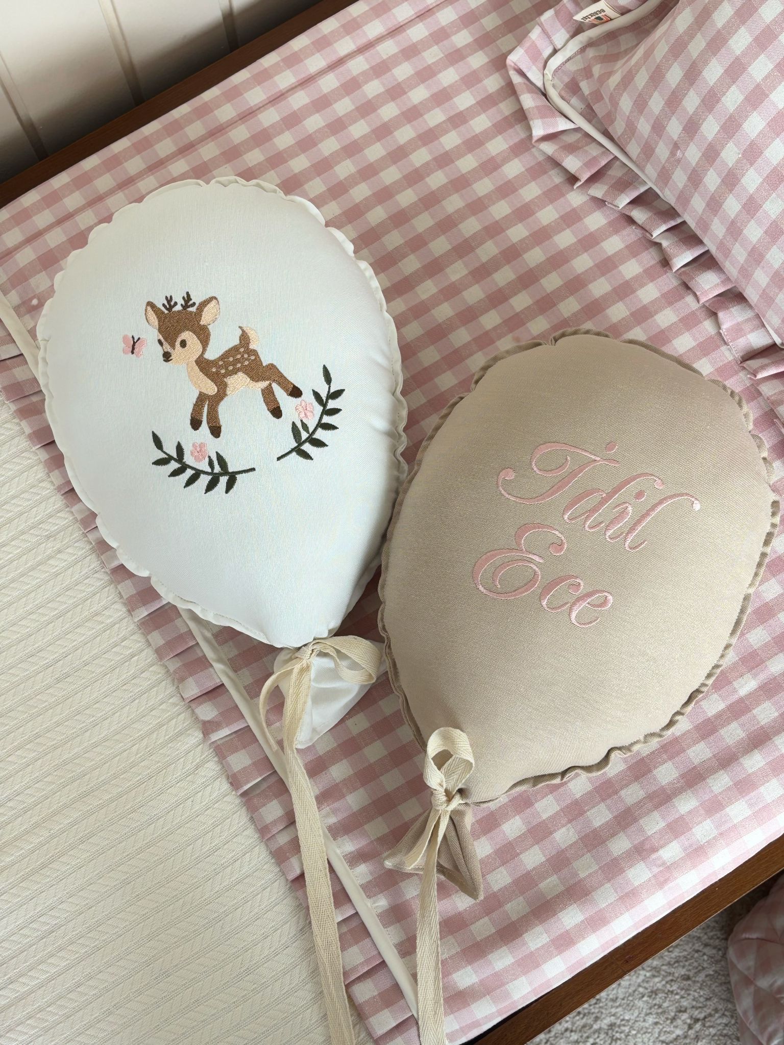 NAKIŞ BALON İSME ÖZEL 2'Lİ CEYLAN SOFT PEMBE