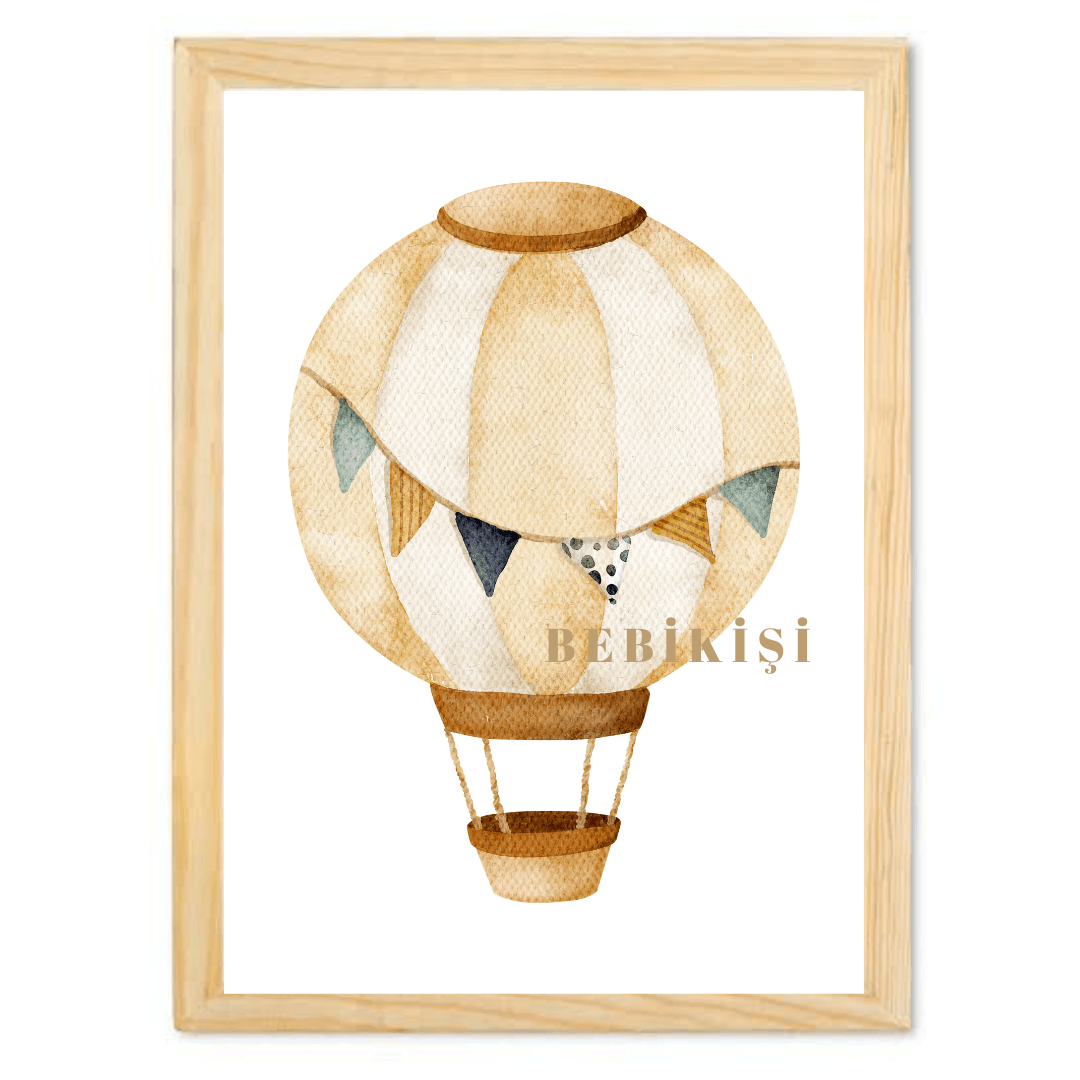 30X40 TEKLİ AHŞAP TABLO - 34