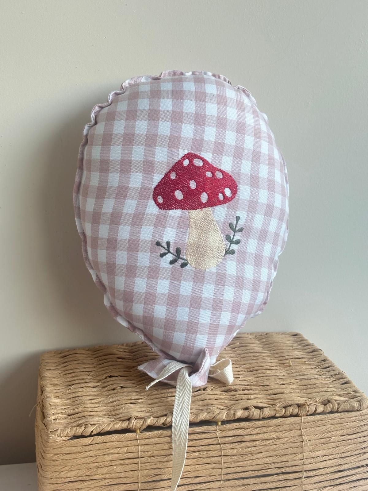 NAKIŞ BALON TEKLİ FİGÜRLÜ - GÜLKURUSU MUSHROOM